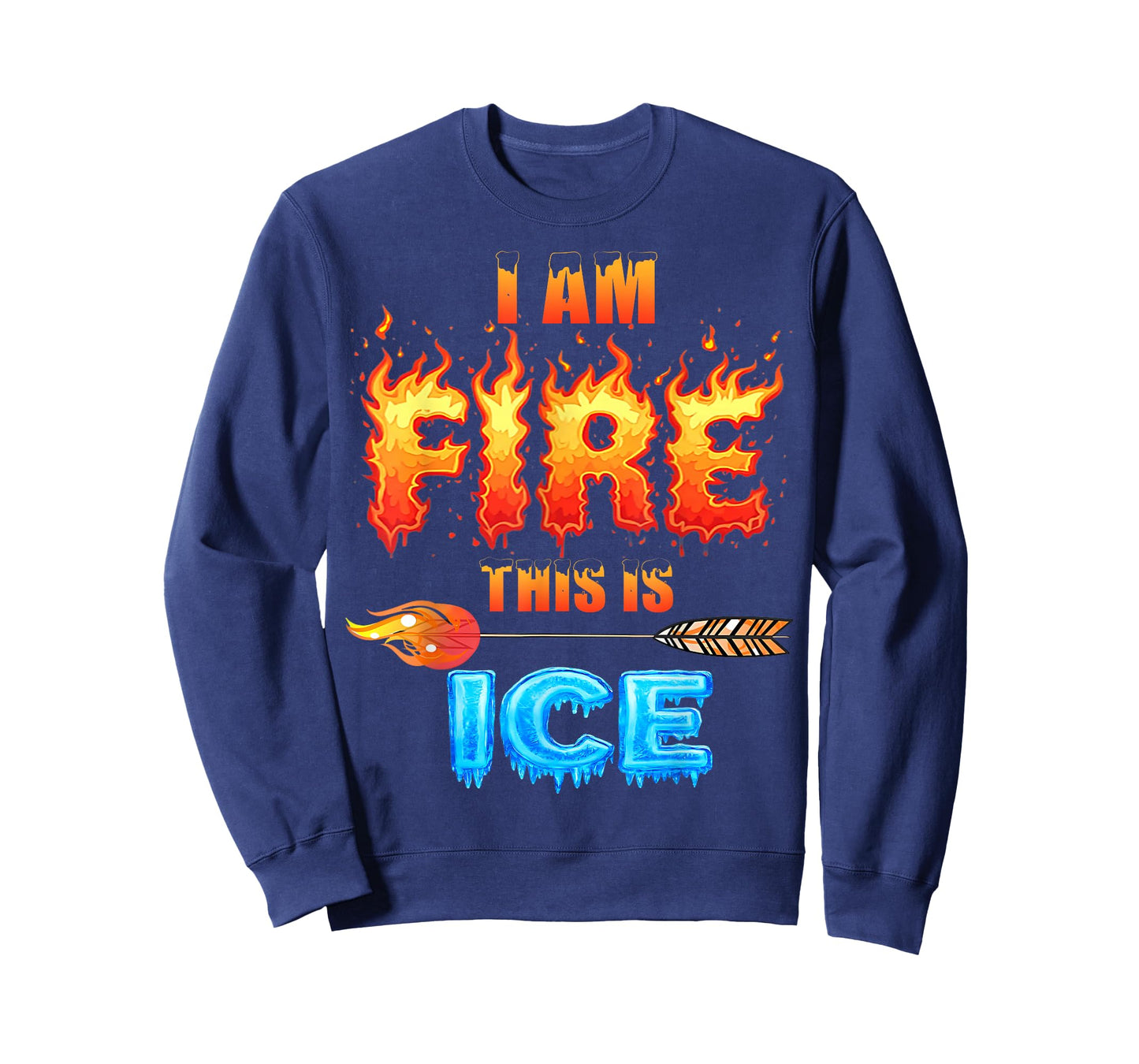 Funny Ice This is Fire Costume Halloween Family Matching T-Shirt
