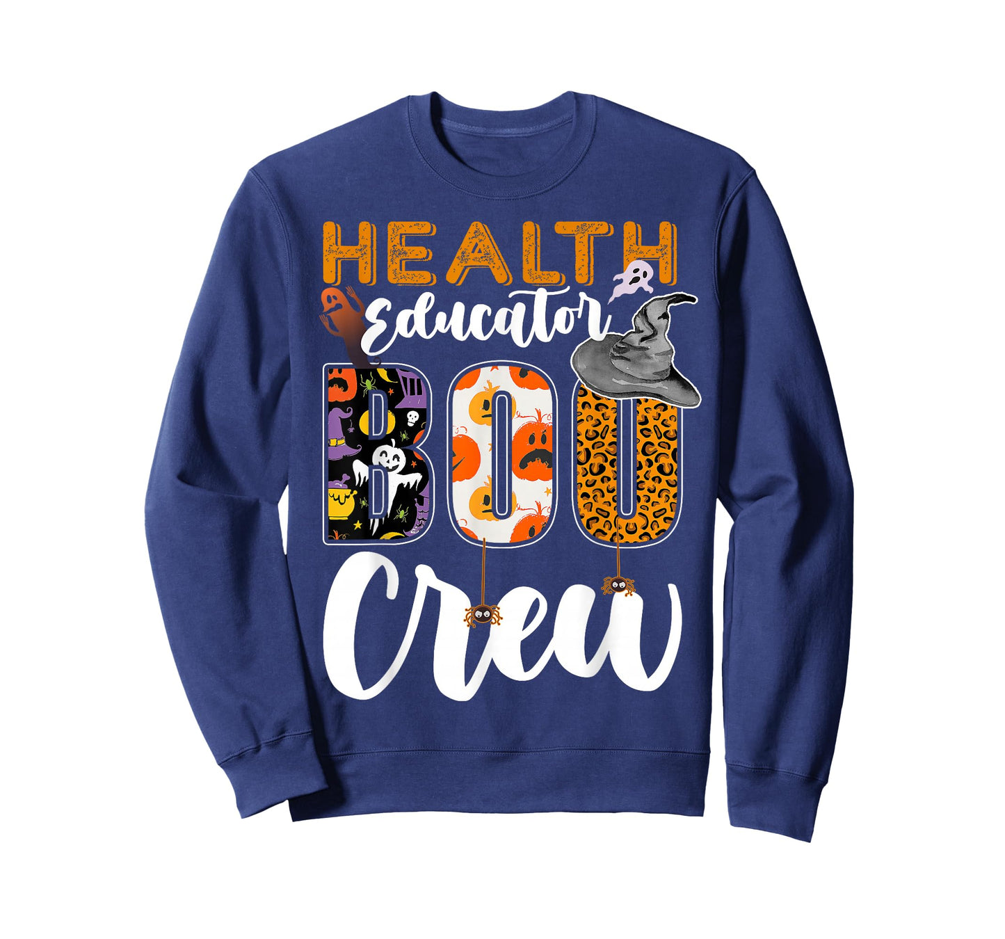 Health Educator Boo Crew Halloween Match Wellness Coach T-Shirt