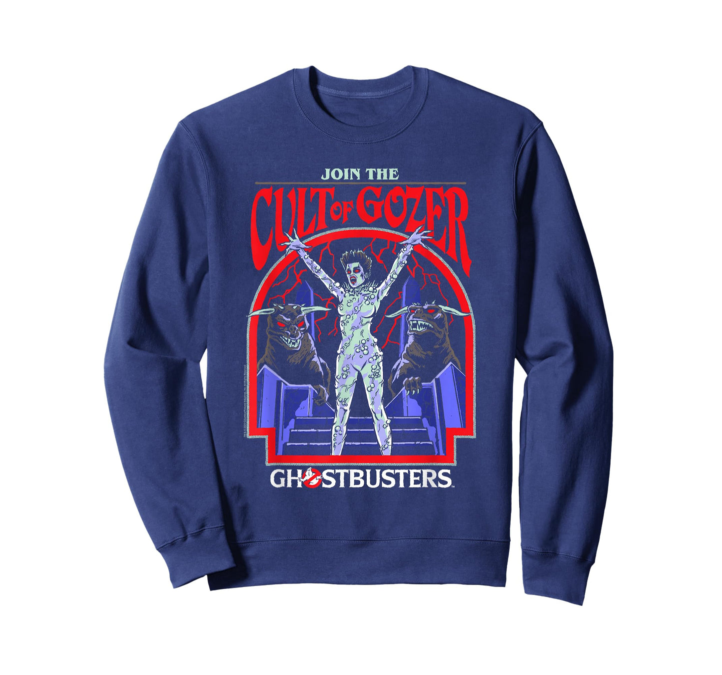 Steven Rhodes x Ghostbusters Join the Cult of Gozer Retro T-Shirt