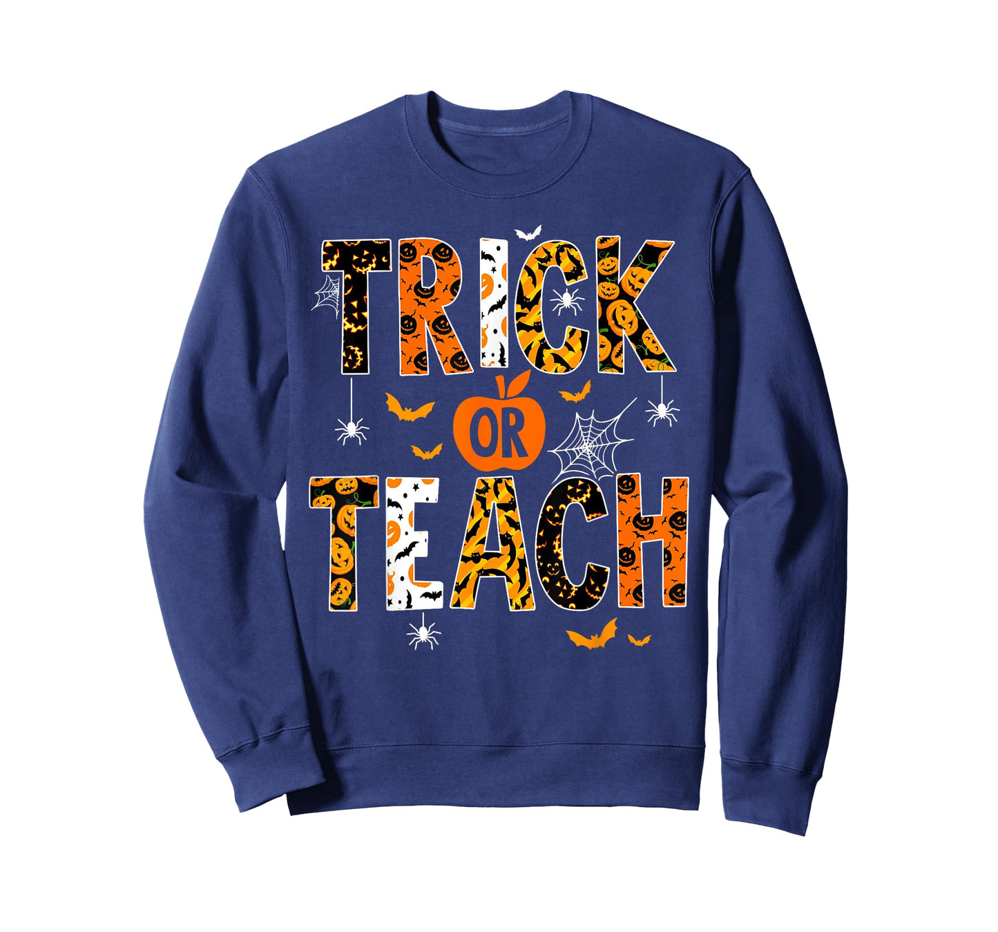 Trick Or Teach Retro Halloween Teacher Women Men Costume T-Shirt
