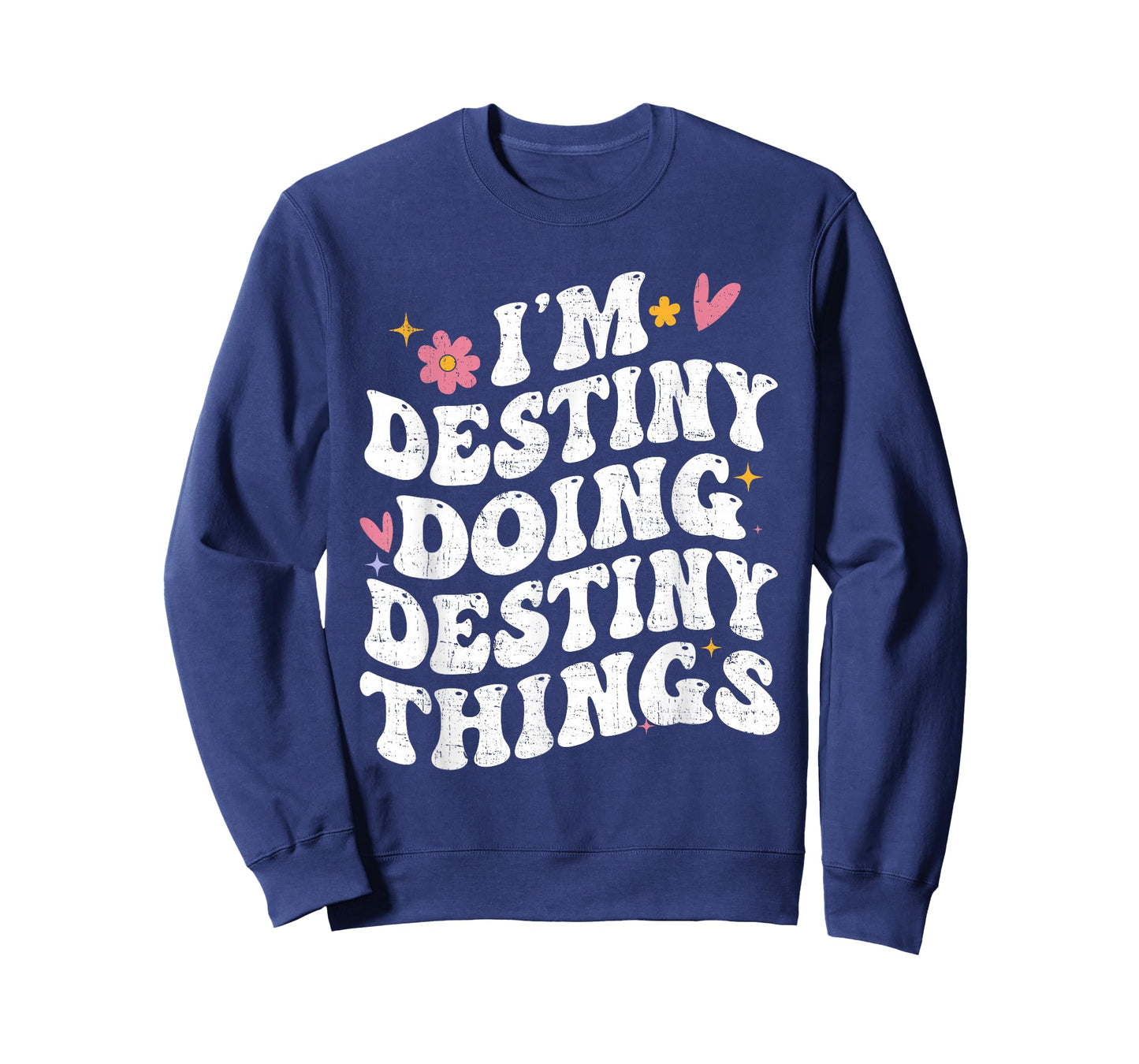 I'm Destiny Doing Destiny Things Retro Groovy Personalized T-Shirt