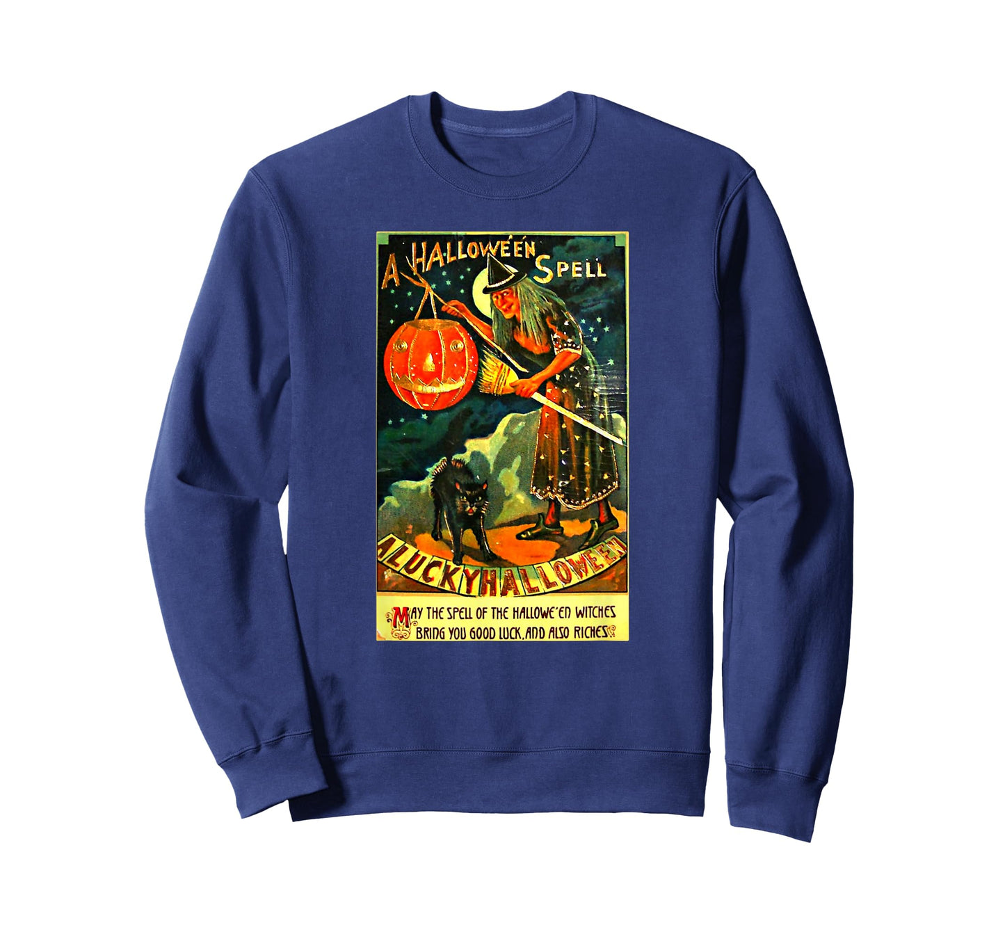Vintage Halloween Spell Witch Monster Halloween Party T-Shirt