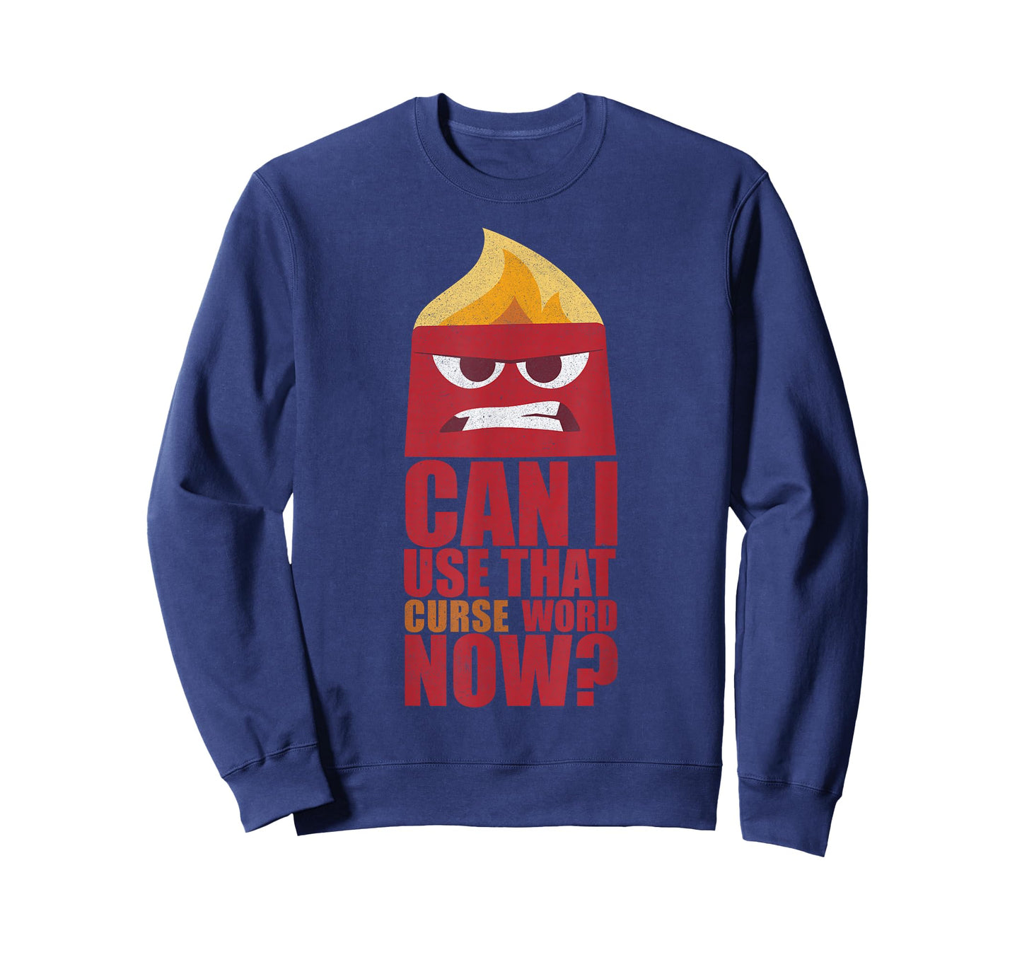 Disney Pixar Inside Out Anger Can I Use That Curse Word Now? T-Shirt