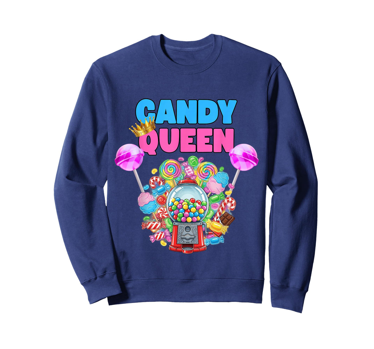 Candy Queen Shirt Funny Lollipop Candy Lover Humor T-Shirt