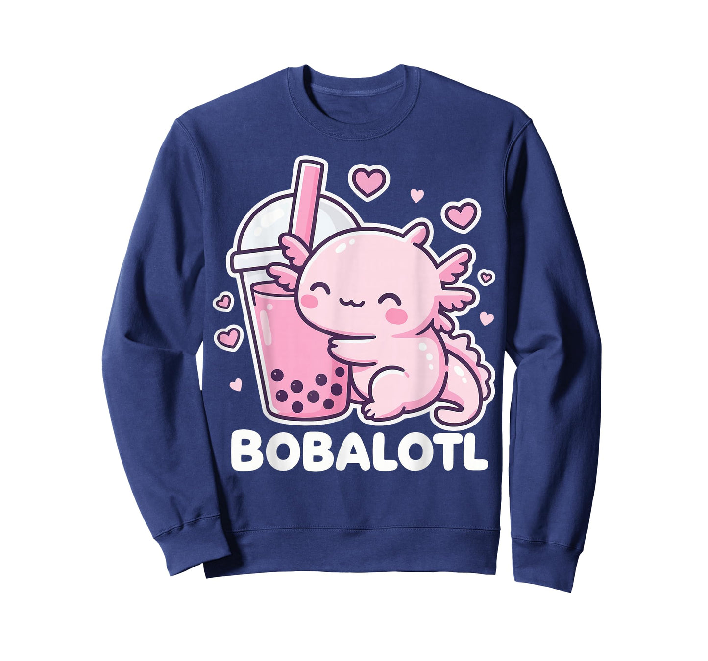 Bobalotl Axolotl Boba Tea T-Shirt