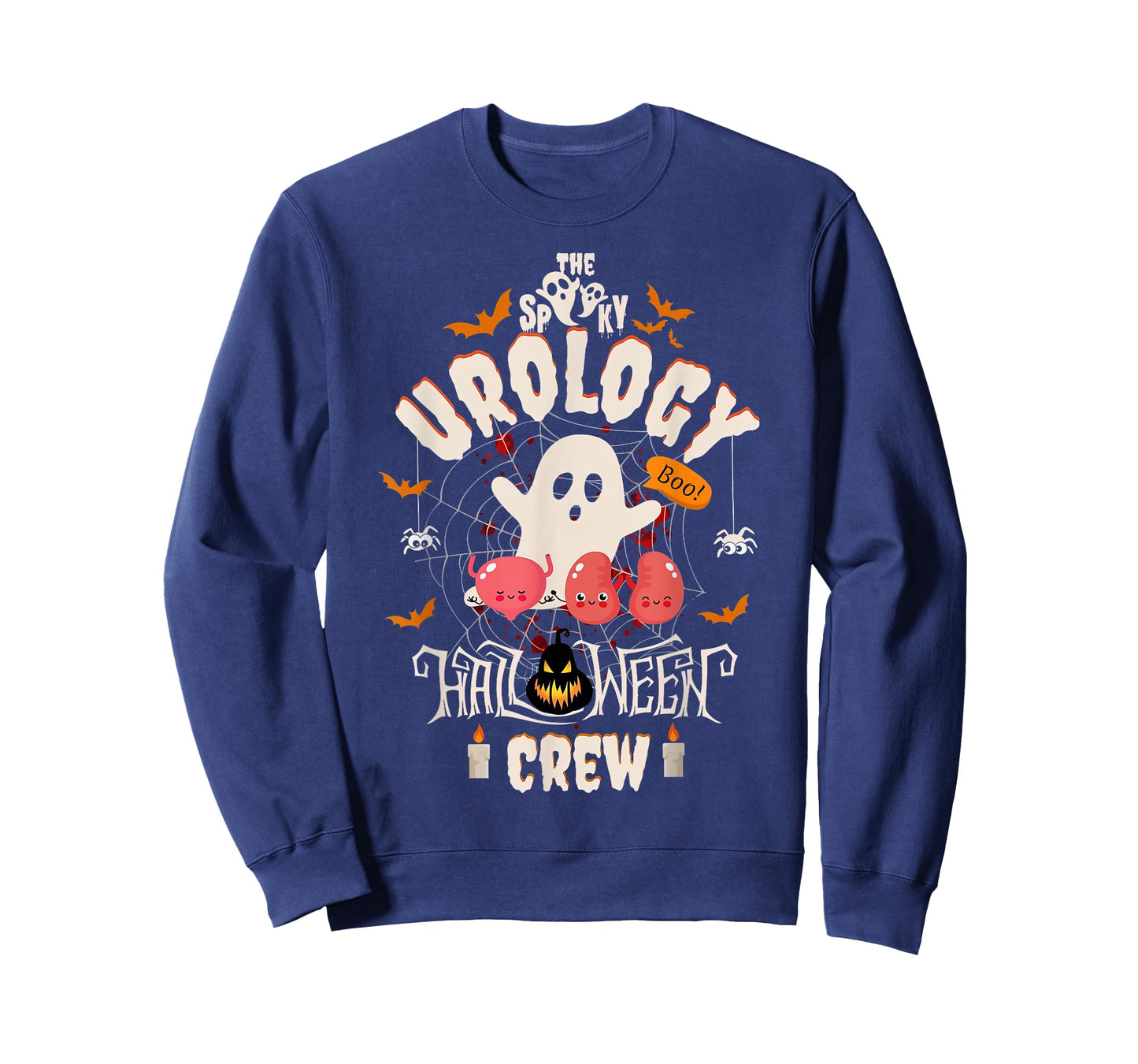 Spooky Urology Halloween Crew Cute Ghost Nurse Student T-Shirt