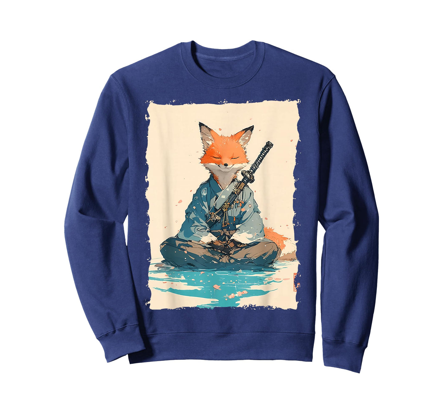 Kitsune Samurai Warrior Japan Myth Fox Spirit T-Shirt