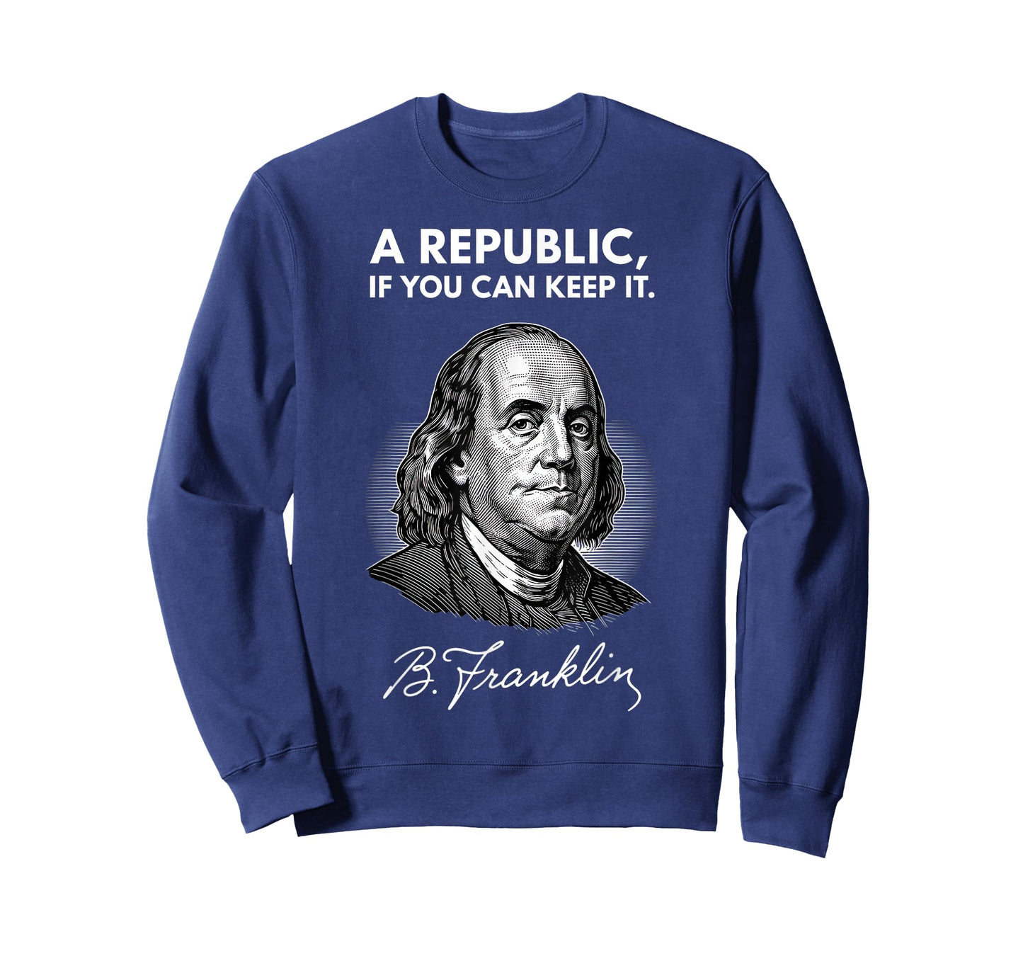 Benjamin Franklin Quote A Republic if You Can Keep It T-Shirt