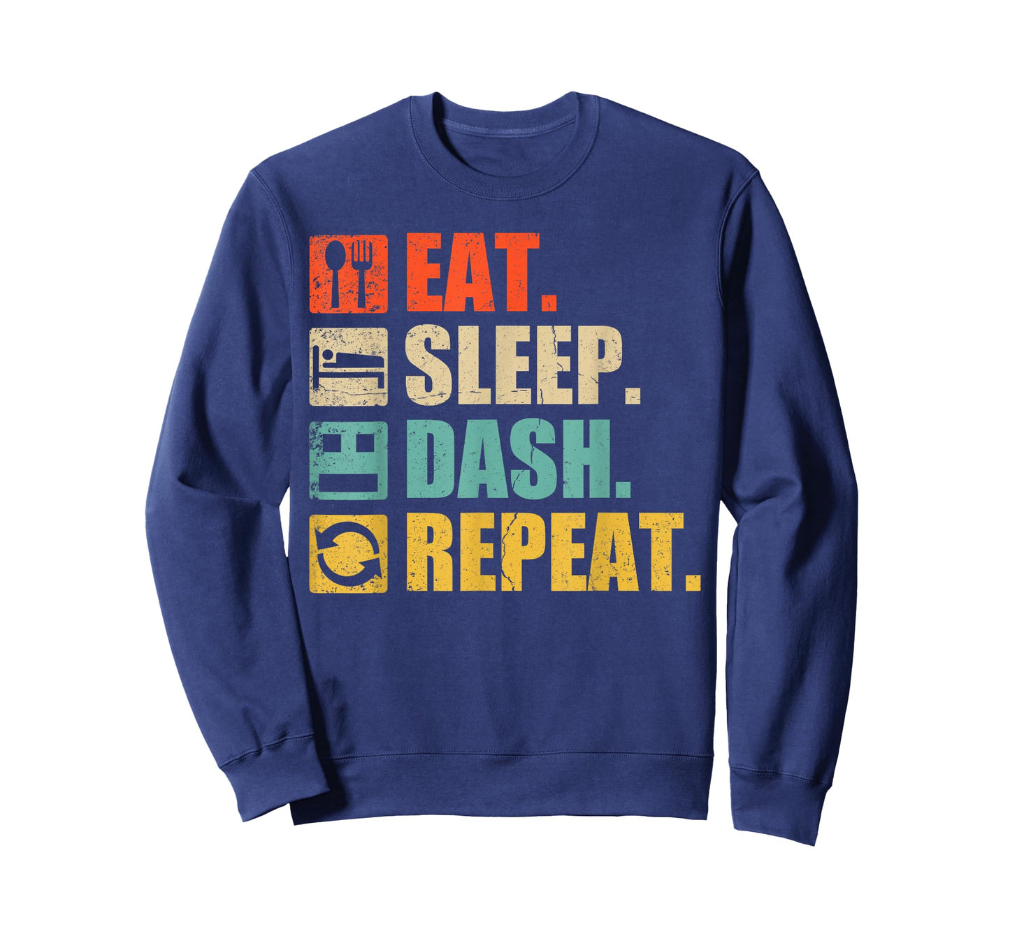 Retro Eat Sleep Dash Repeat Video Game T-Shirt