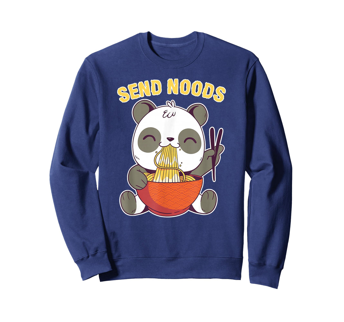 Send Noods Funny Ramen Noodle Panda T-Shirt