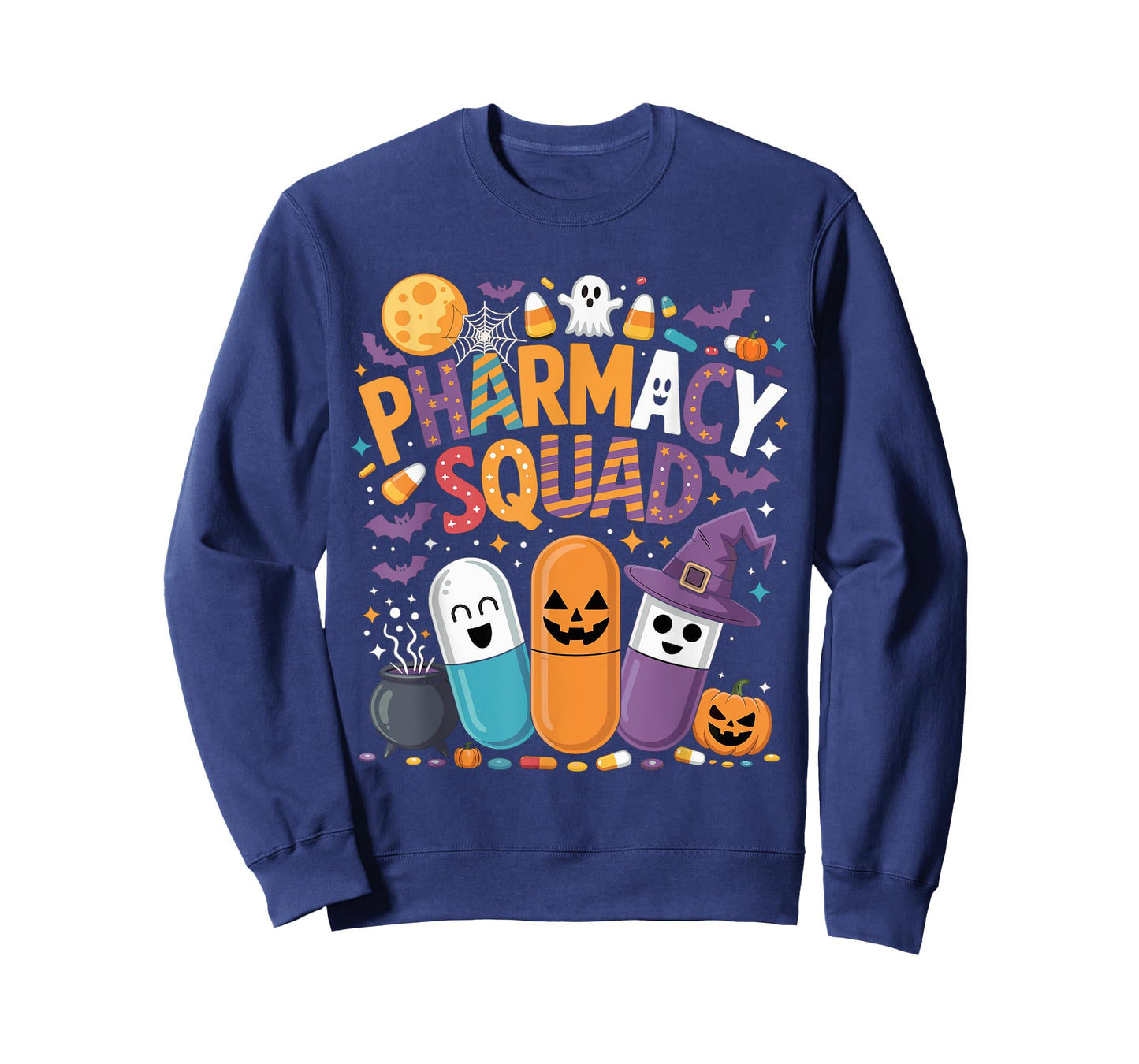 Pharmacy Squad Halloween Pharmacist Costume Ghost Pills T-Shirt