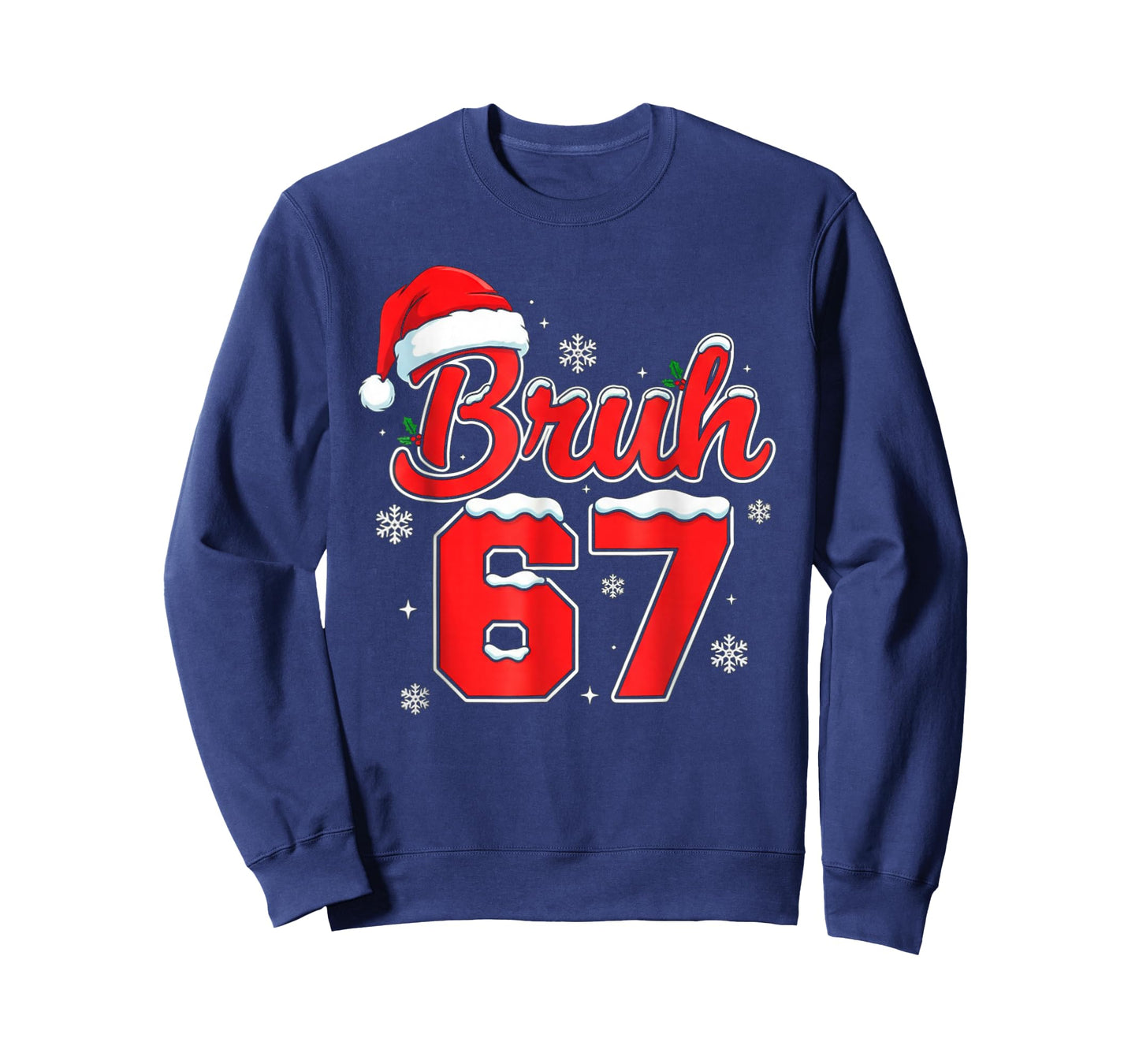 Funny Bruh 67 Christmas Holiday Women Kids Xmas Pajamas T-Shirt