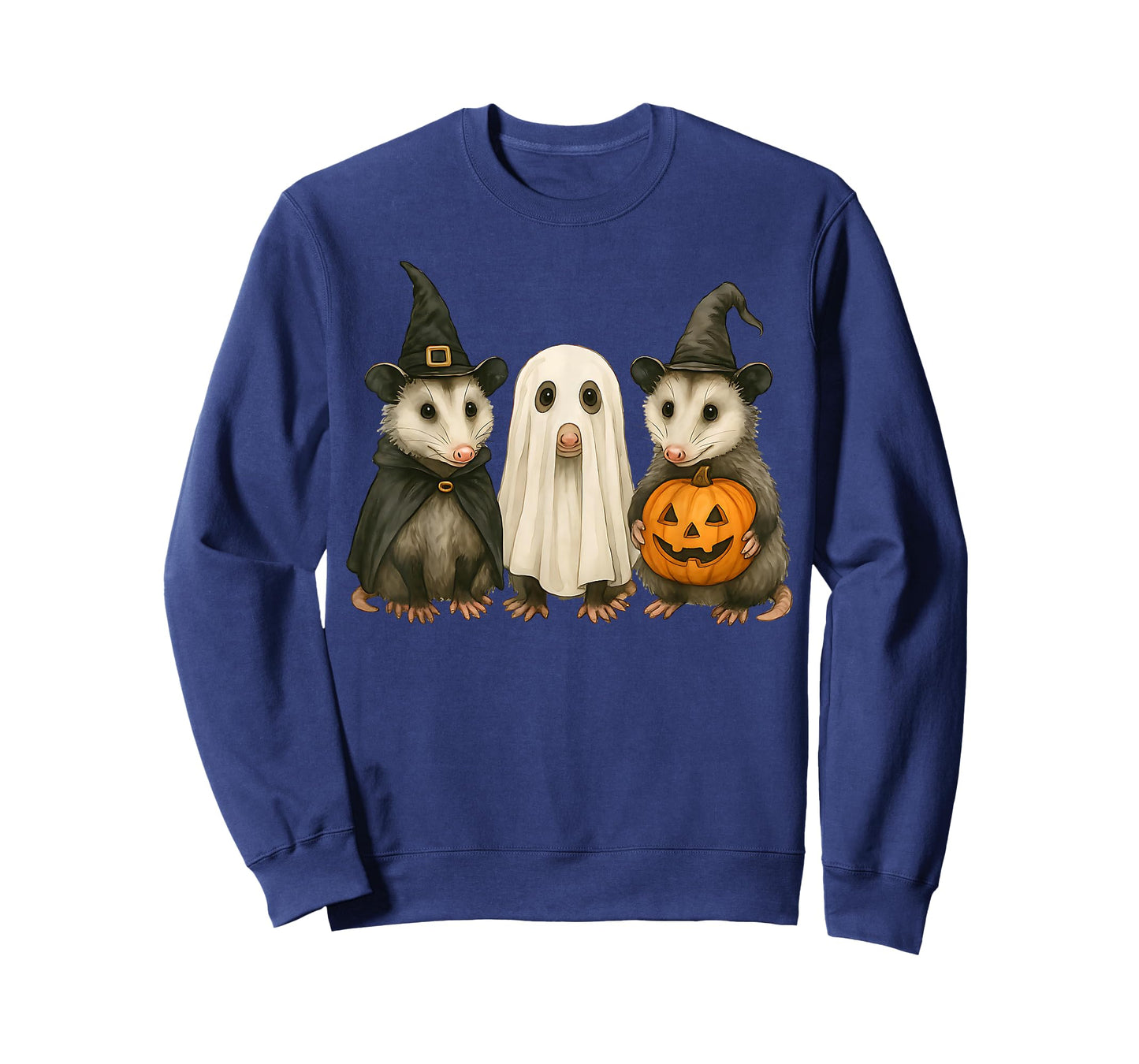 Opossum Halloween Possum Witch Ghost Pumpkin T-Shirt