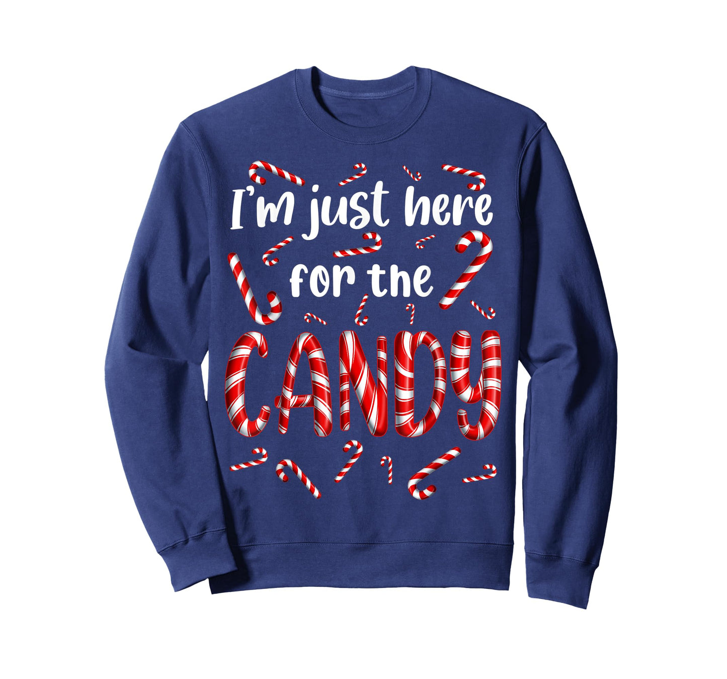 I'm just here for the Candy Cane Sweets Tester Gift T-Shirt