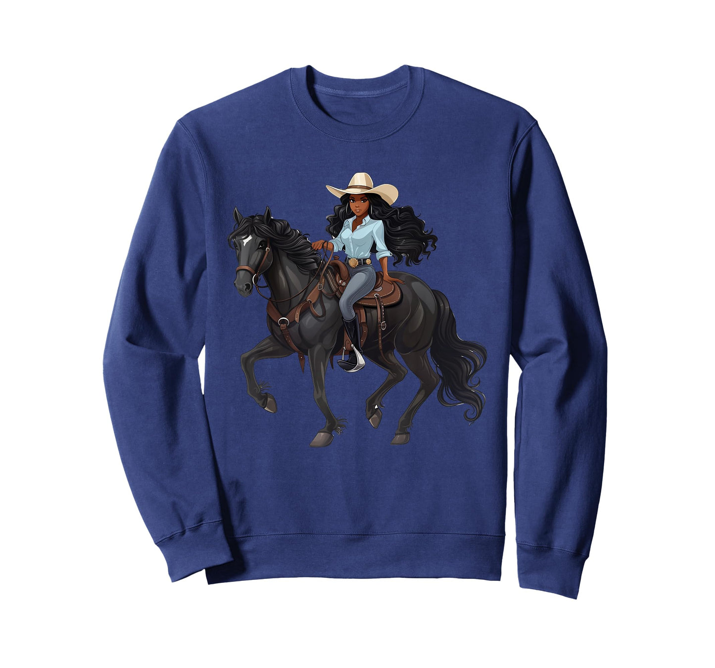 Howdy Black Cowgirls African American Texas Melanin Woman T-Shirt