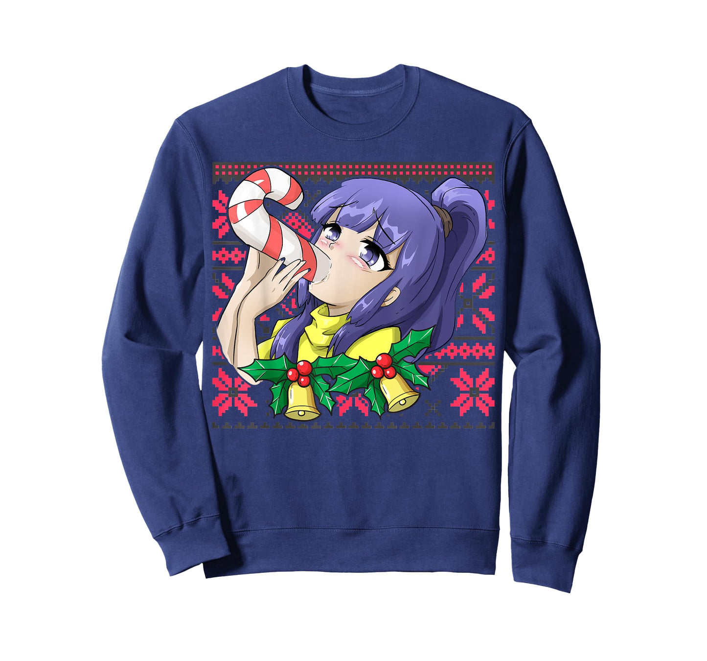 Ugly Christmas Otaku Ahegao Ecchi Etchi Lewd Hentai Kawaii T-Shirt