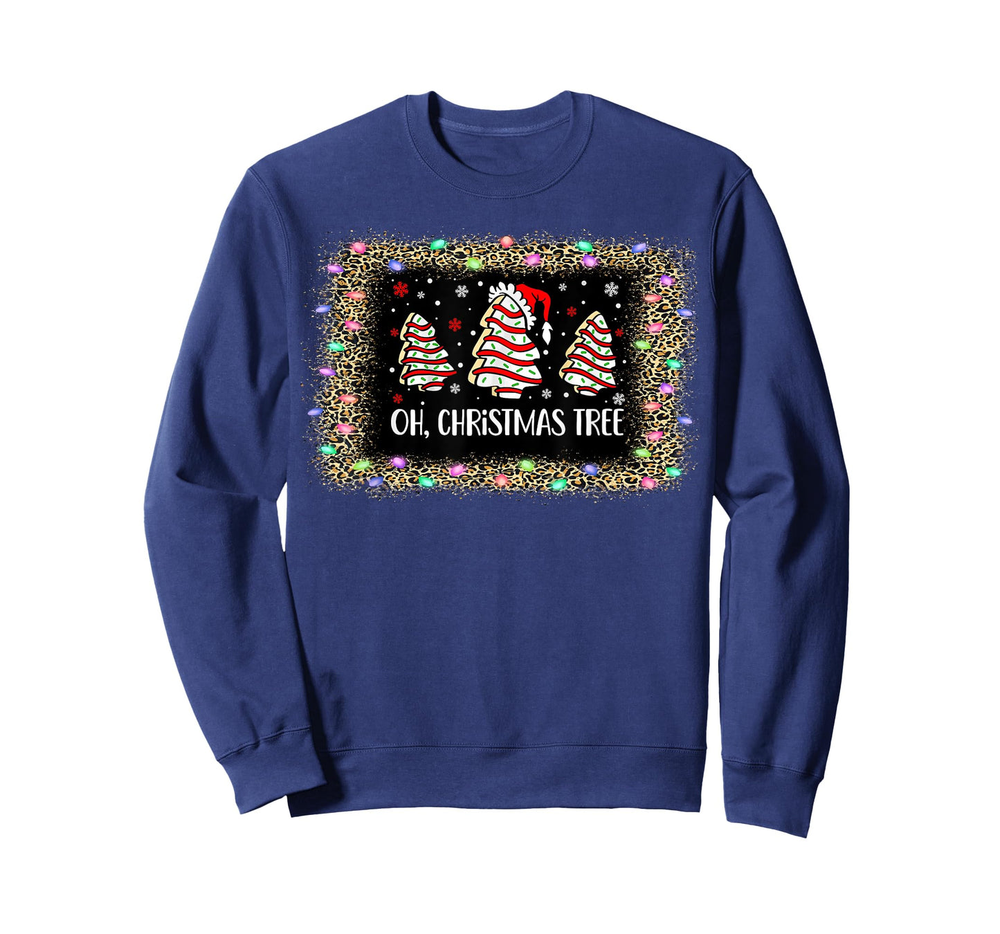 Groovy Oh Christmas Tree Cakes Debbie Becky Jen Cake Lovers T-Shirt