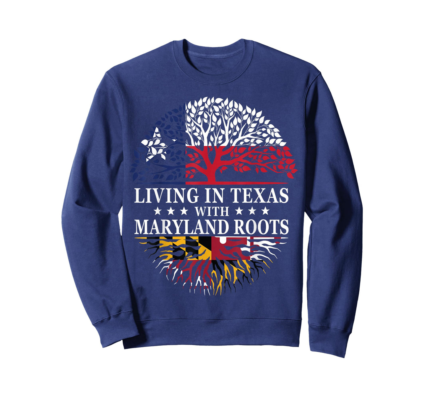 Living in Texas With Maryland Roots T-Shirt