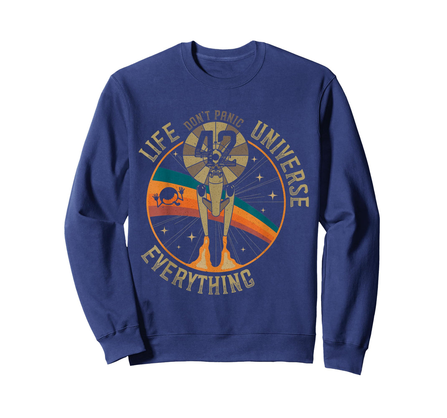 Vintage 42 Answer to Life The Universe and Everything Retro T-Shirt