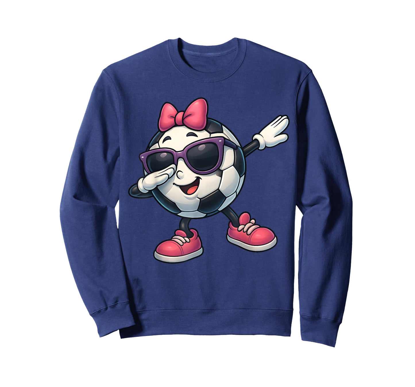 Funny Dabbing Soccer Ball Girl Tee for Kids Youth Fans T-Shirt