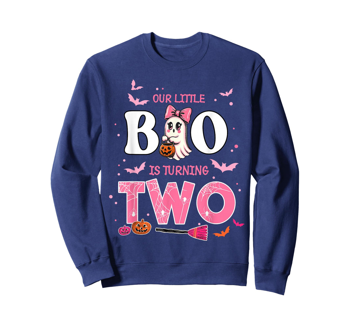 Our Little Boo is Turning Two 2nd Birthday Outfit Girl T-Shirt