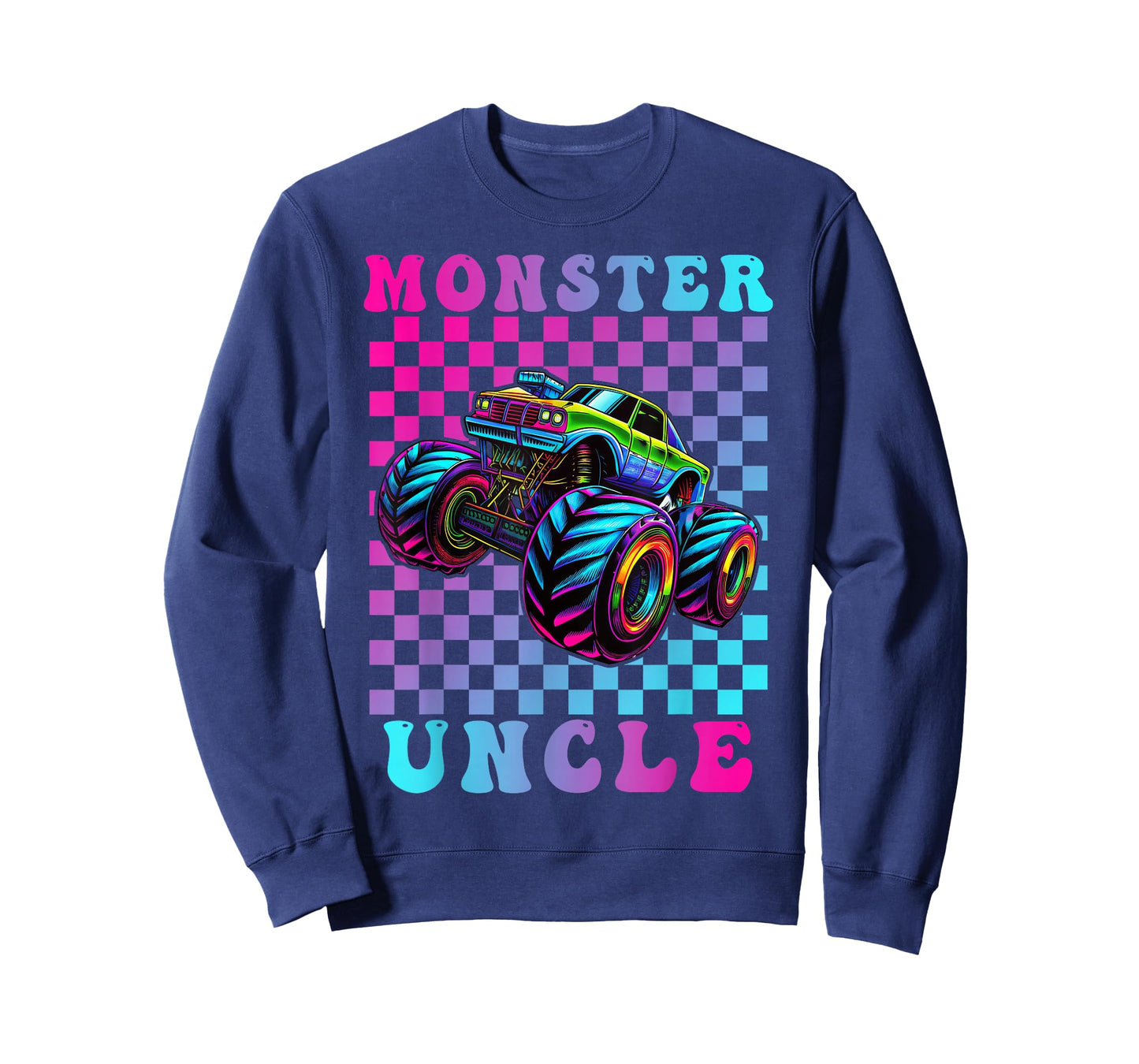 Monster Truck Uncle Family Matching Shirt Truck Lovers T-Shirt