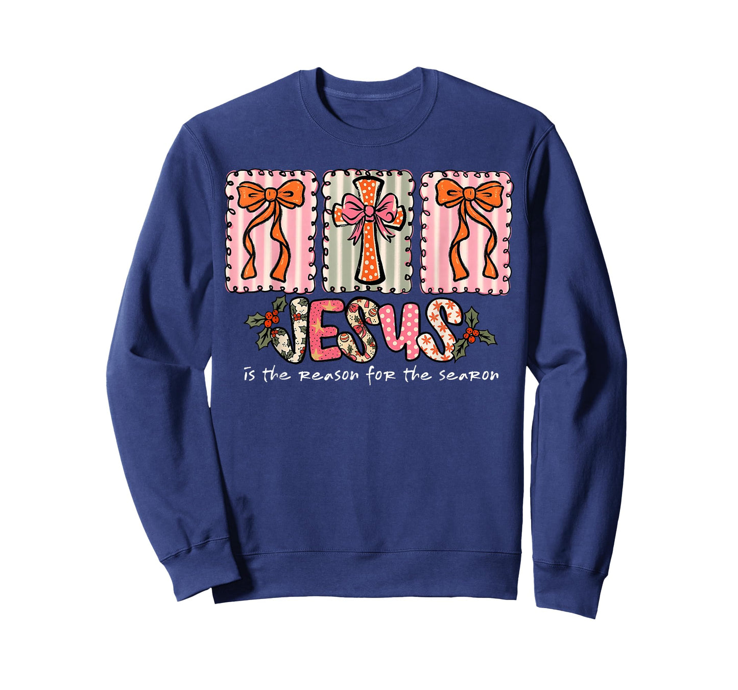 Christmas Jesus Reason Season Xmas Christian Men Women Kids T-Shirt