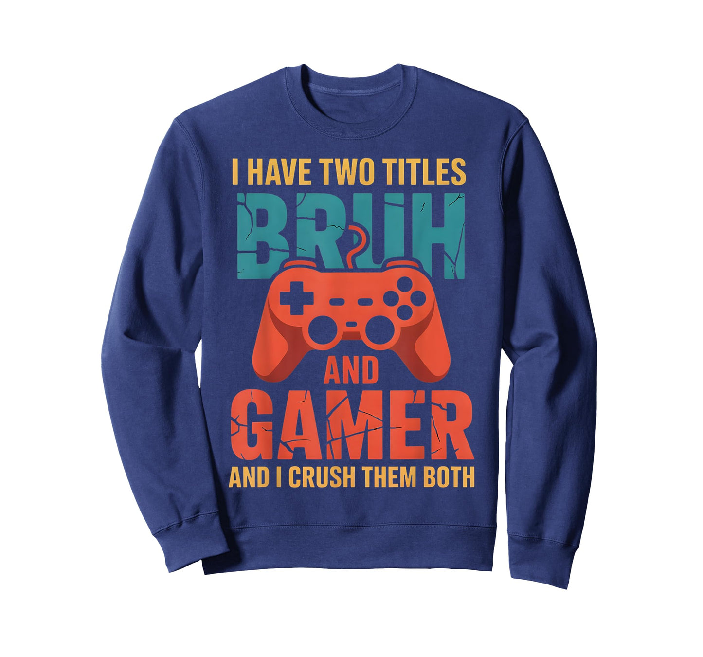 Funny Gamer Vintage Video Games For Boys Bruh Son Gifts T-Shirt