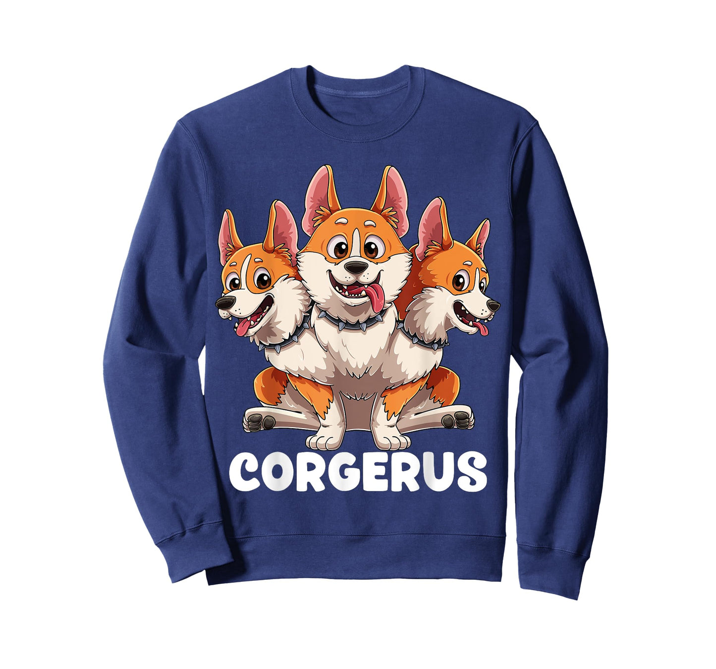 Corgerus Three Headed Corgi Dog Funny Greek Mythology T-Shirt for Men Women Kids
