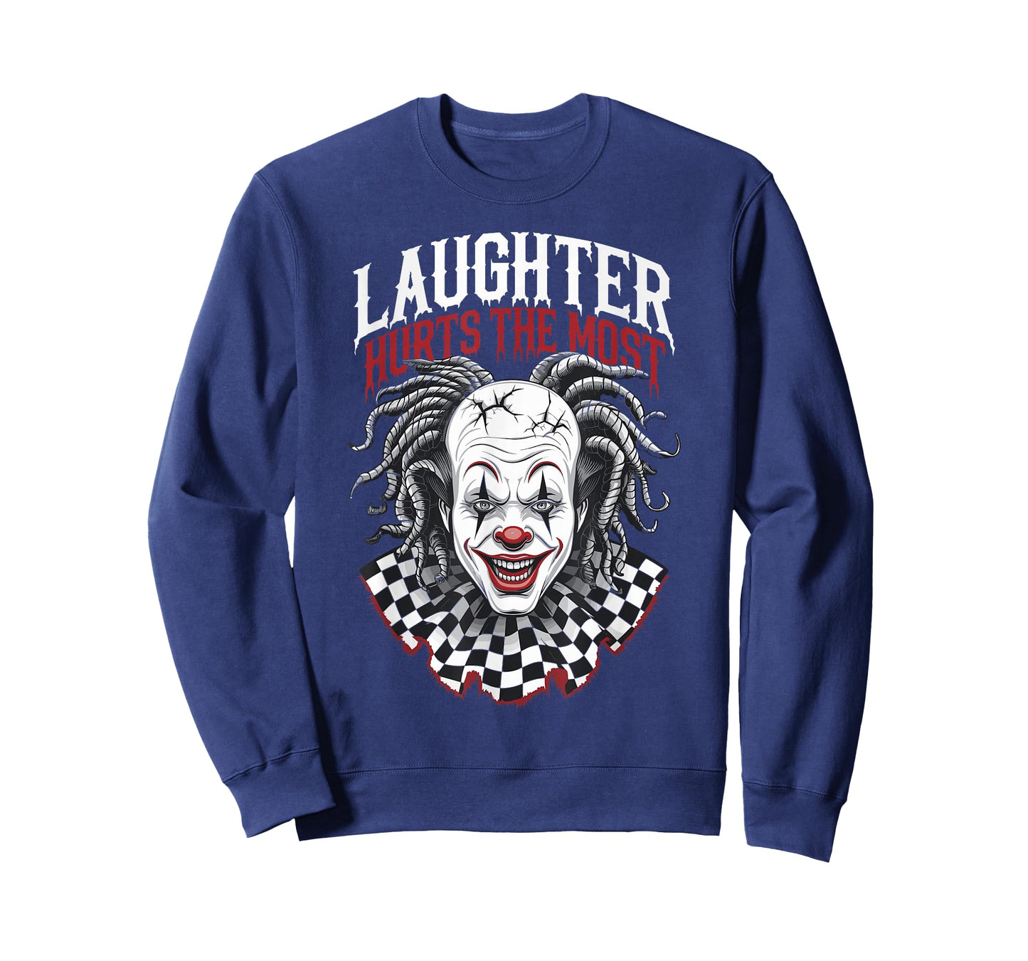Terrifying Clown Face Killer Clown Costume Horror Vibes T-Shirt