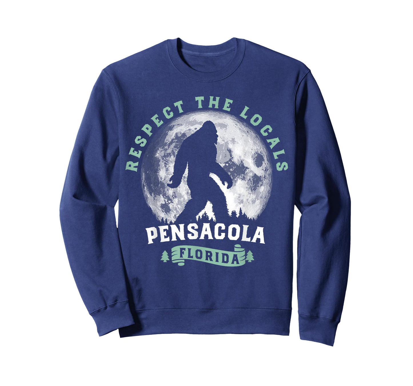 Pensacola Florida Respect the Locals Bigfoot Swamp Ape T-Shirt