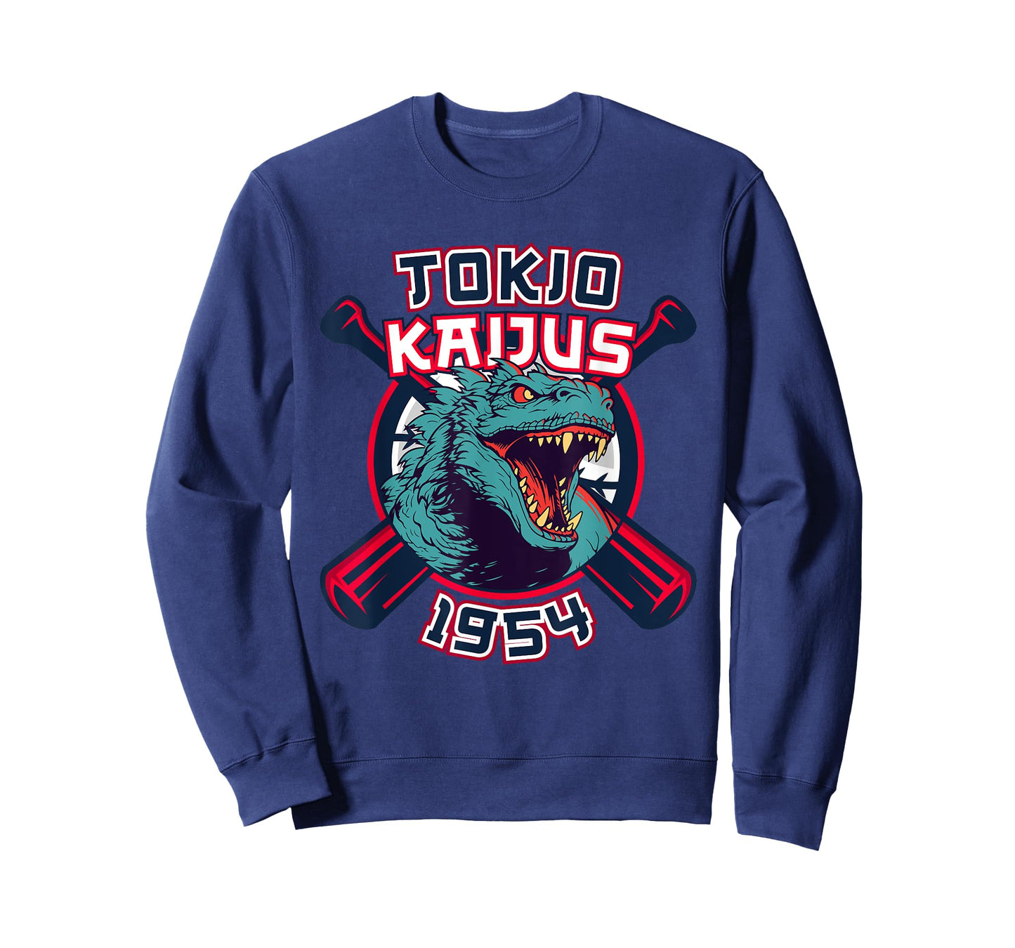 Retro 1954 Baseball Japanese Team Kaijus Fan T-Shirt