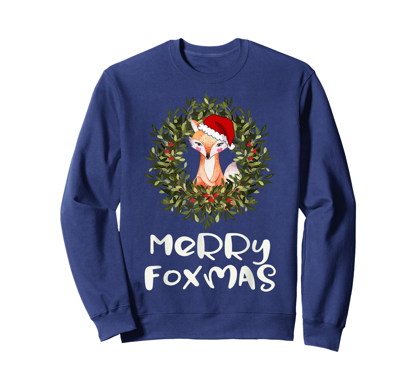 Cute Santa Fox Xmas Merry Foxmas T-Shirt