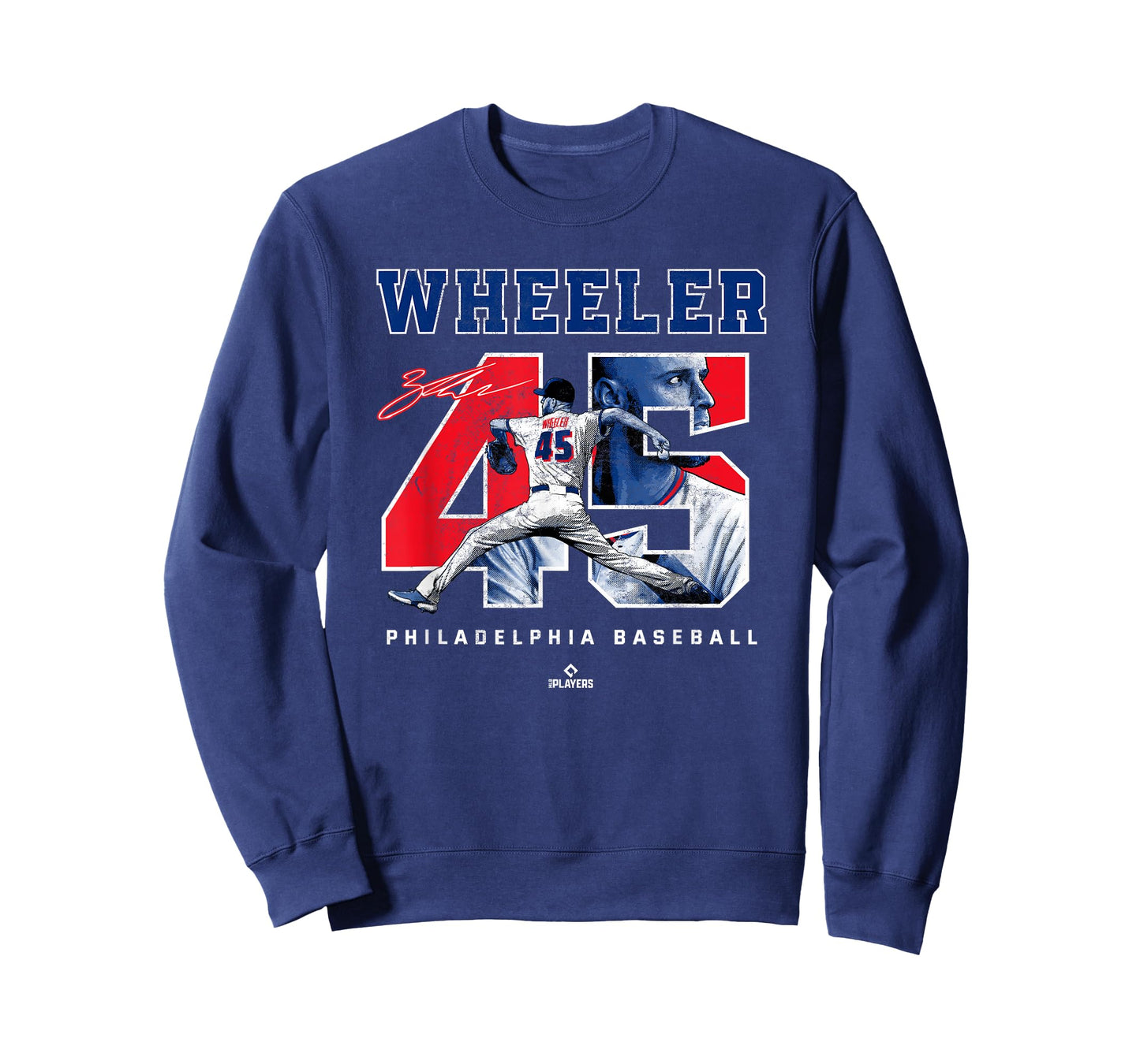 BallPark MVP Number and Portrait Zack Wheeler Philadelphia MLBPA T-Shirt