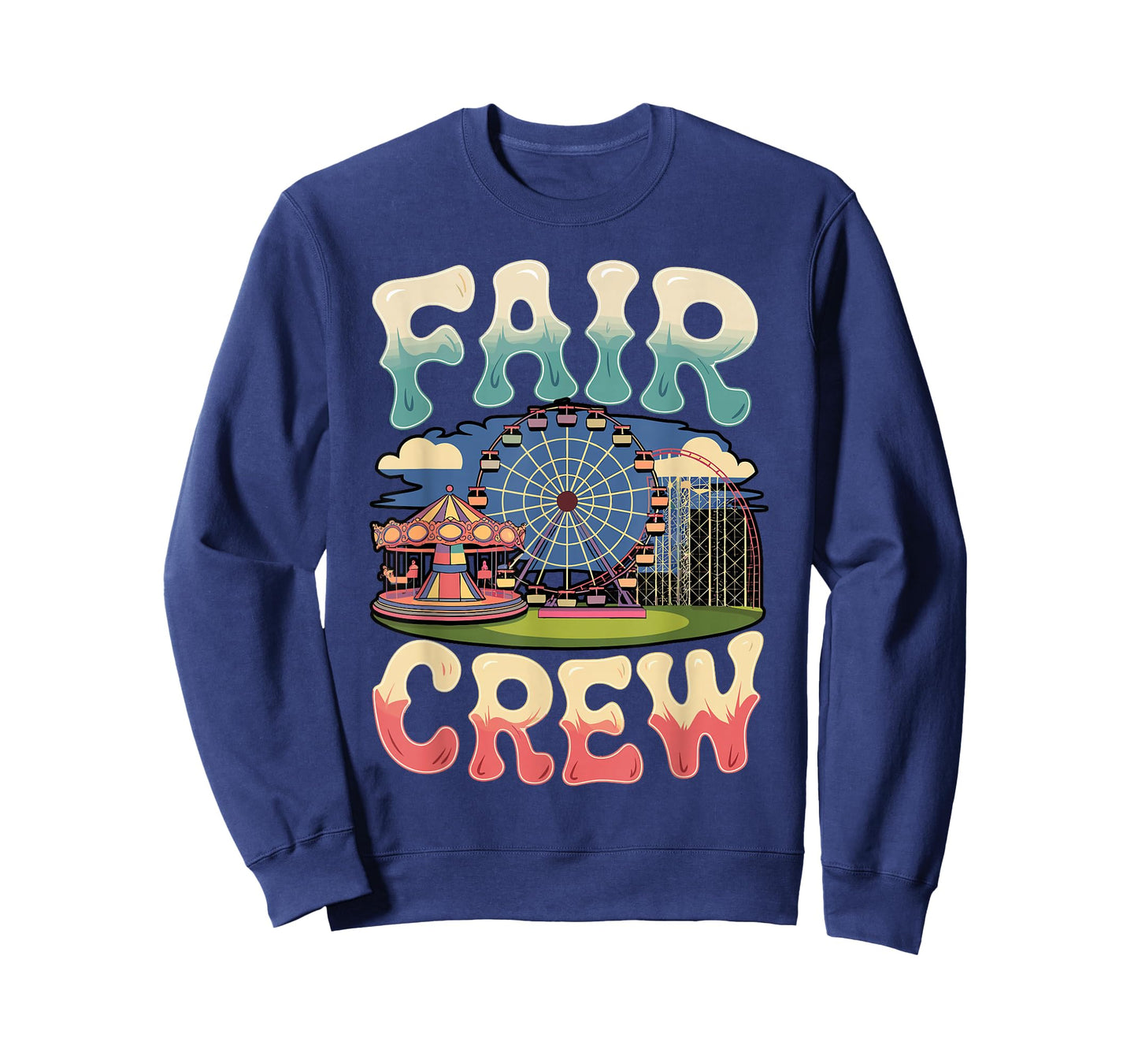 Fair Crew Carousel Rides Country Fair Carnival Fair T-Shirt