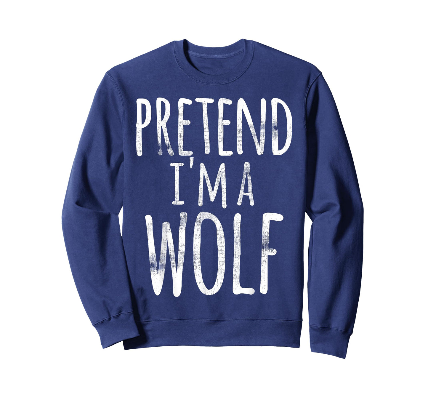 Funny Easy Lazy Halloween PRETEND I'M A WOLF COSTUME Outfit T-Shirt