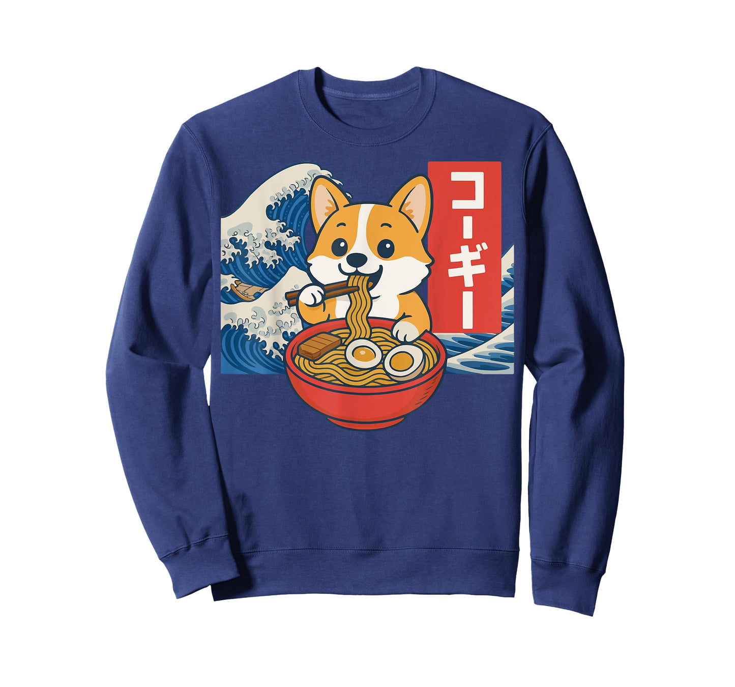 Corgi Eating Ramen T-Shirt
