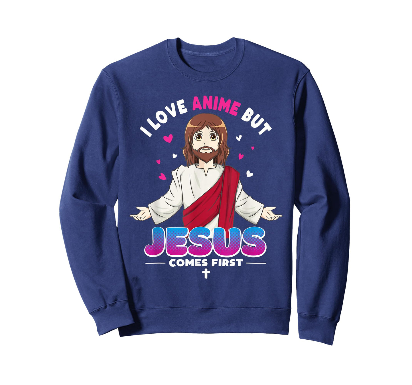 I Love Anime But Jesus Comes First Kawaii Japanese T-Shirt