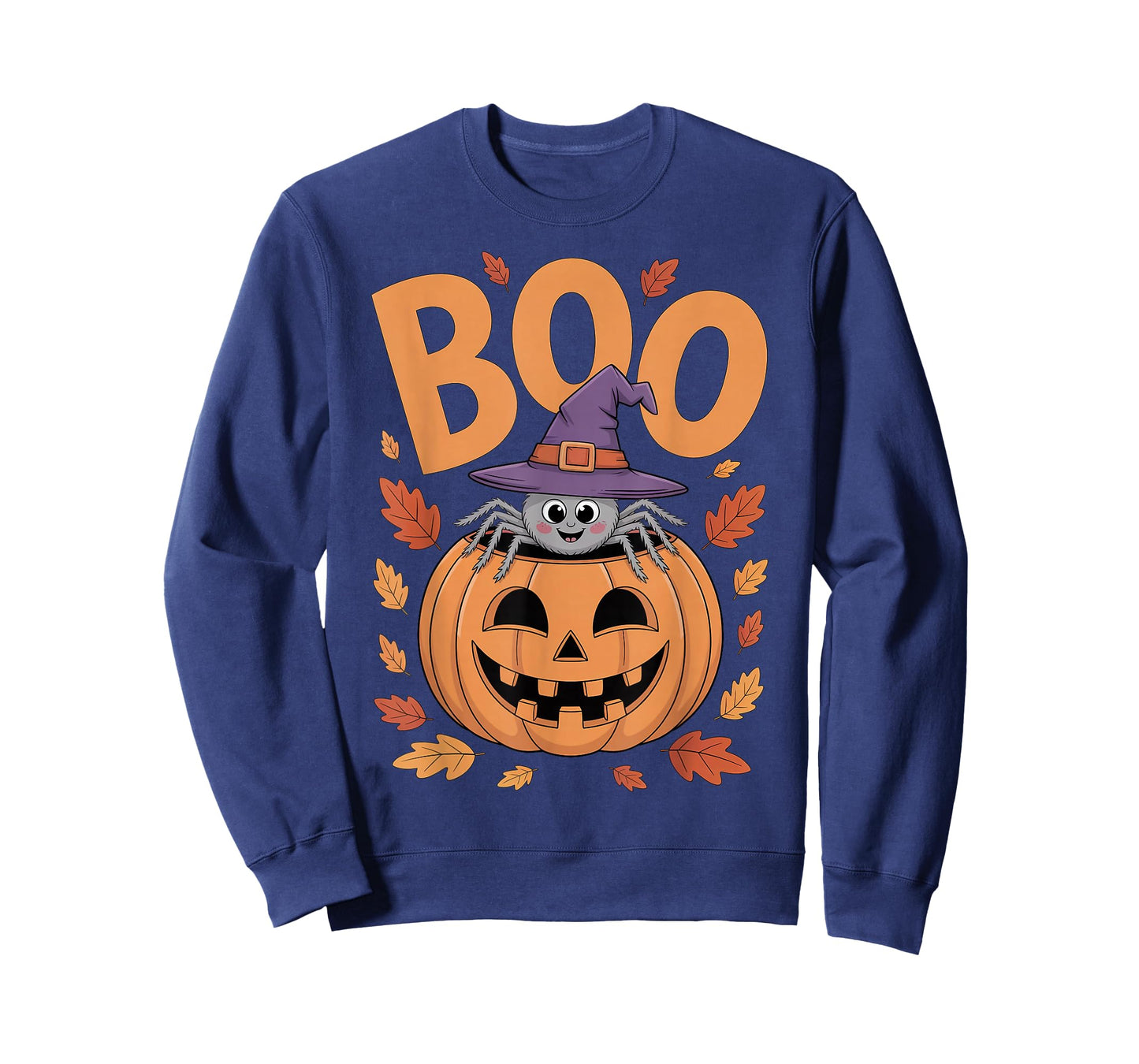 Spider Costume on Pumpkin Halloween Spider T-Shirt