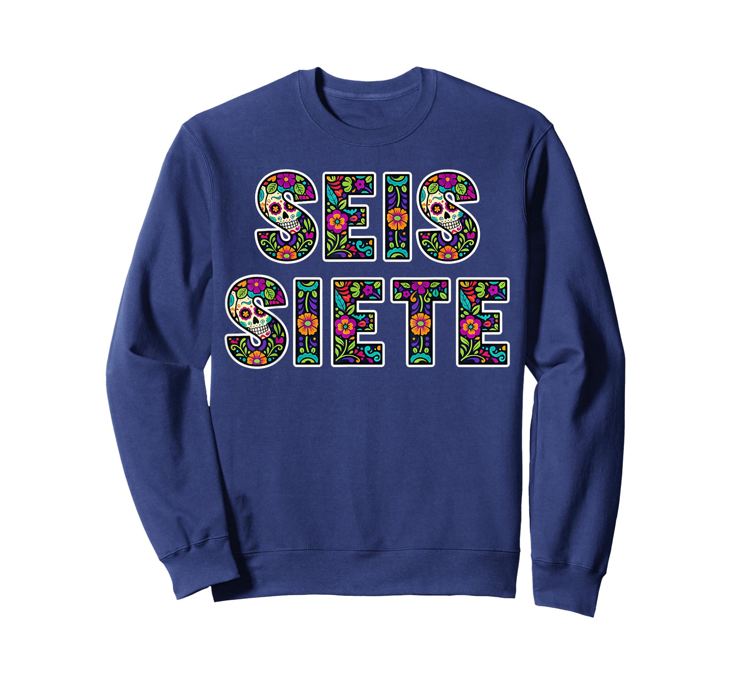 SEIS Siete 67 Six Seven Meme Dia de Los Muertos T-Shirt