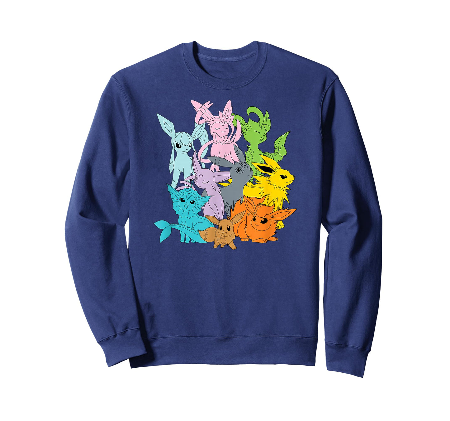 Pokémon - Eevolutions Solid Color T-Shirt