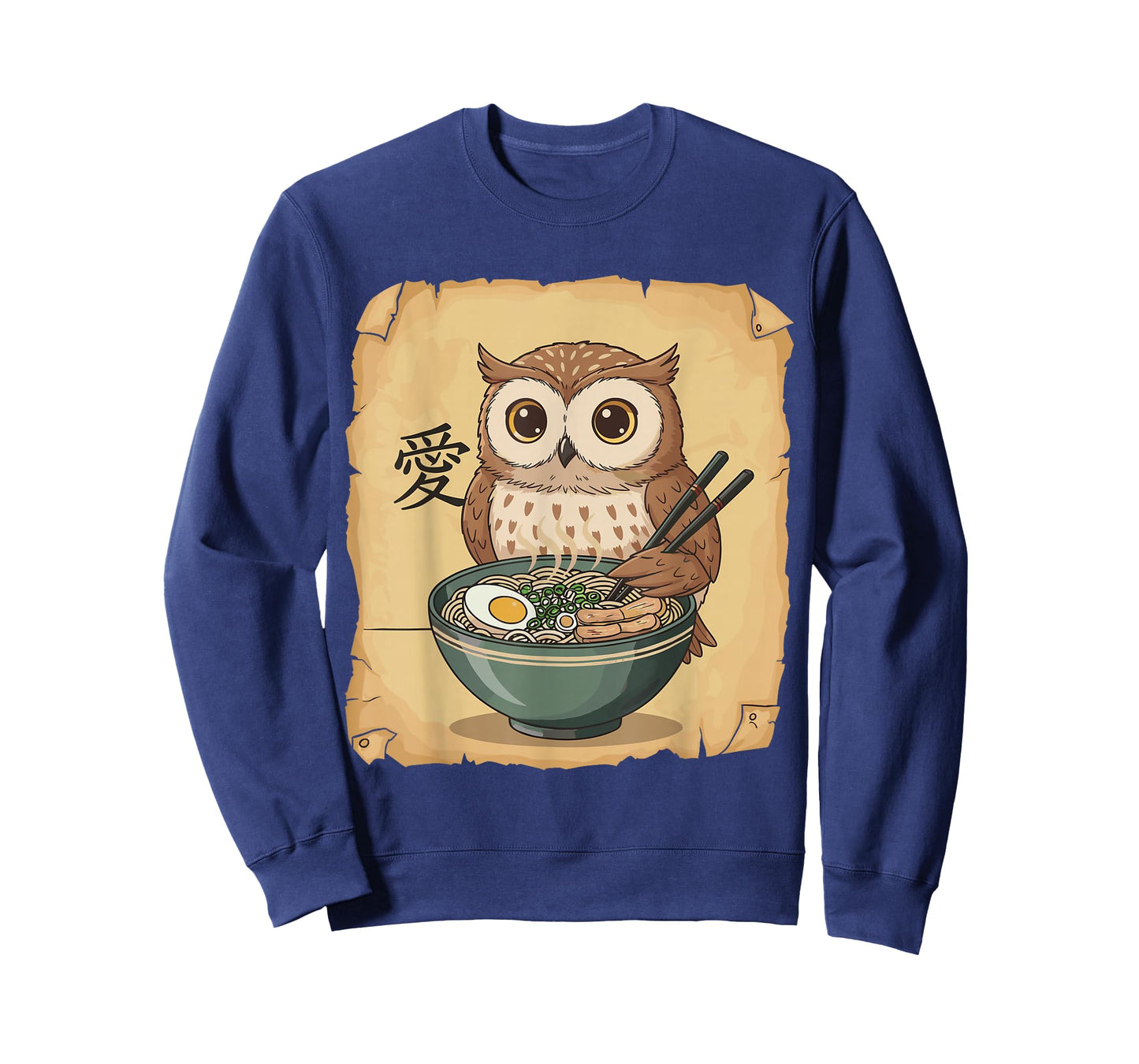 Ramen Owl Noodle Kawaii Lover Japanese Funny Graphic T-Shirt