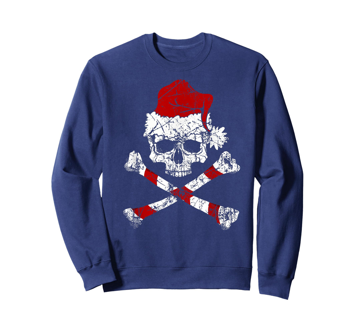 Pirate Christmas Jolly Roger Santa Hat T-Shirt T-Shirt