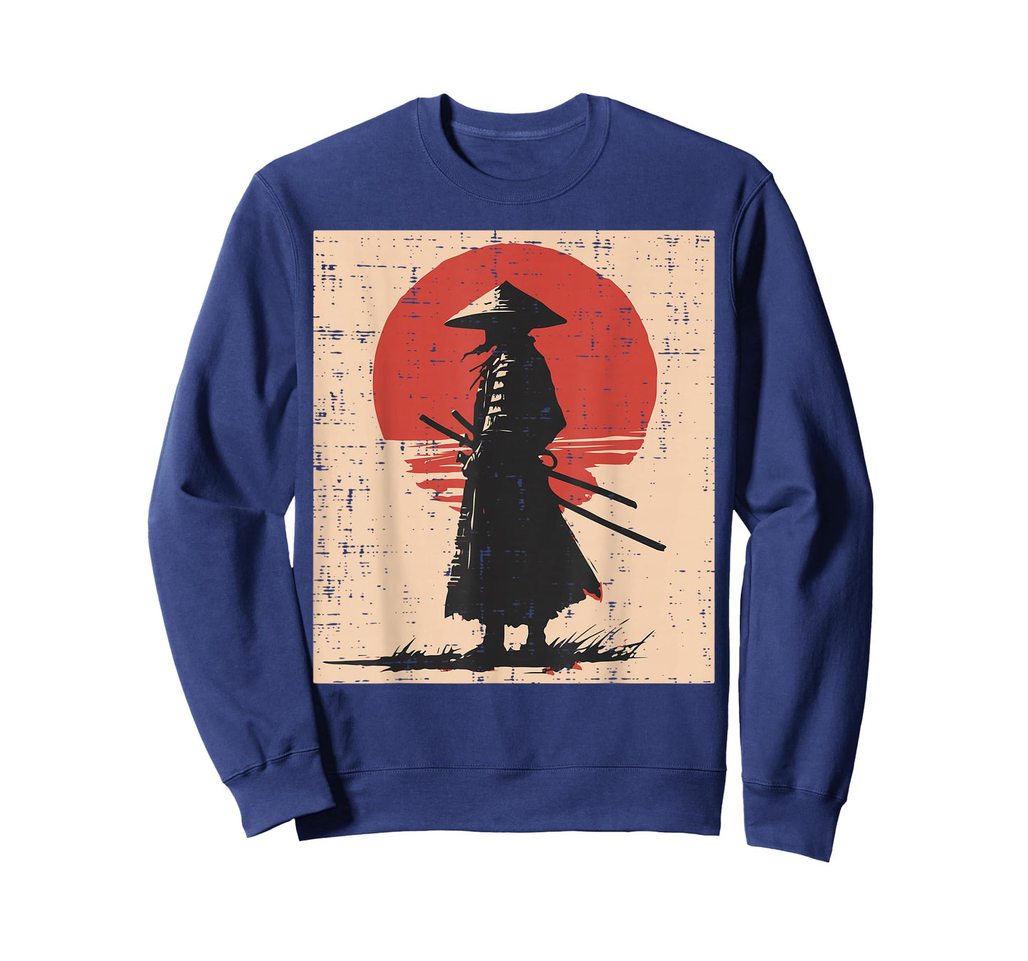 Japanese Samurai Red Sun Vintage Art Men Boys Kids Women T-Shirt