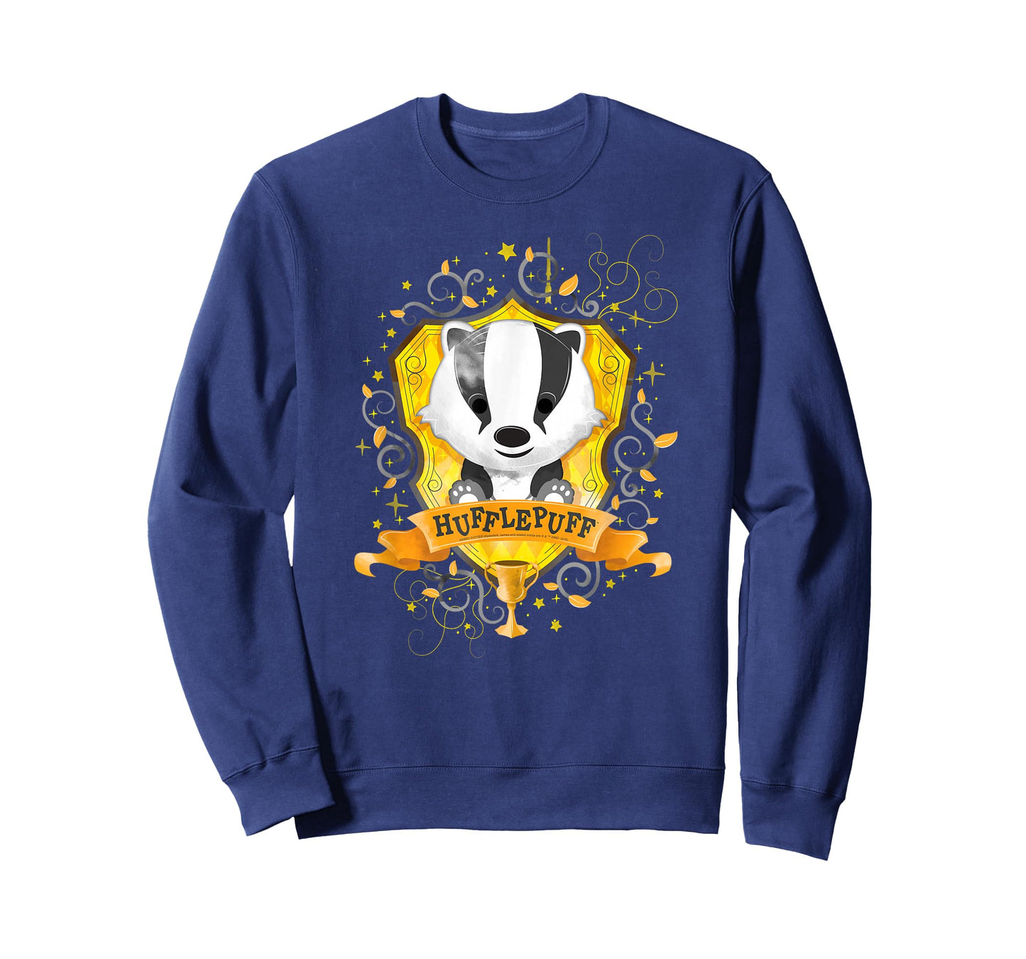 Harry Potter Watercolor Hufflepuff Crest T-Shirt