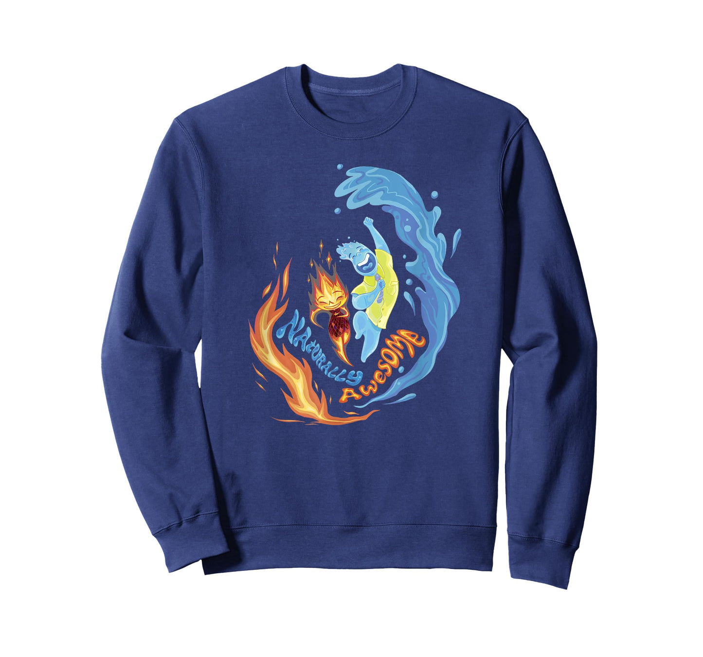 Disney Pixar Elemental Naturally Awesome Ember & Wade Shot T-Shirt