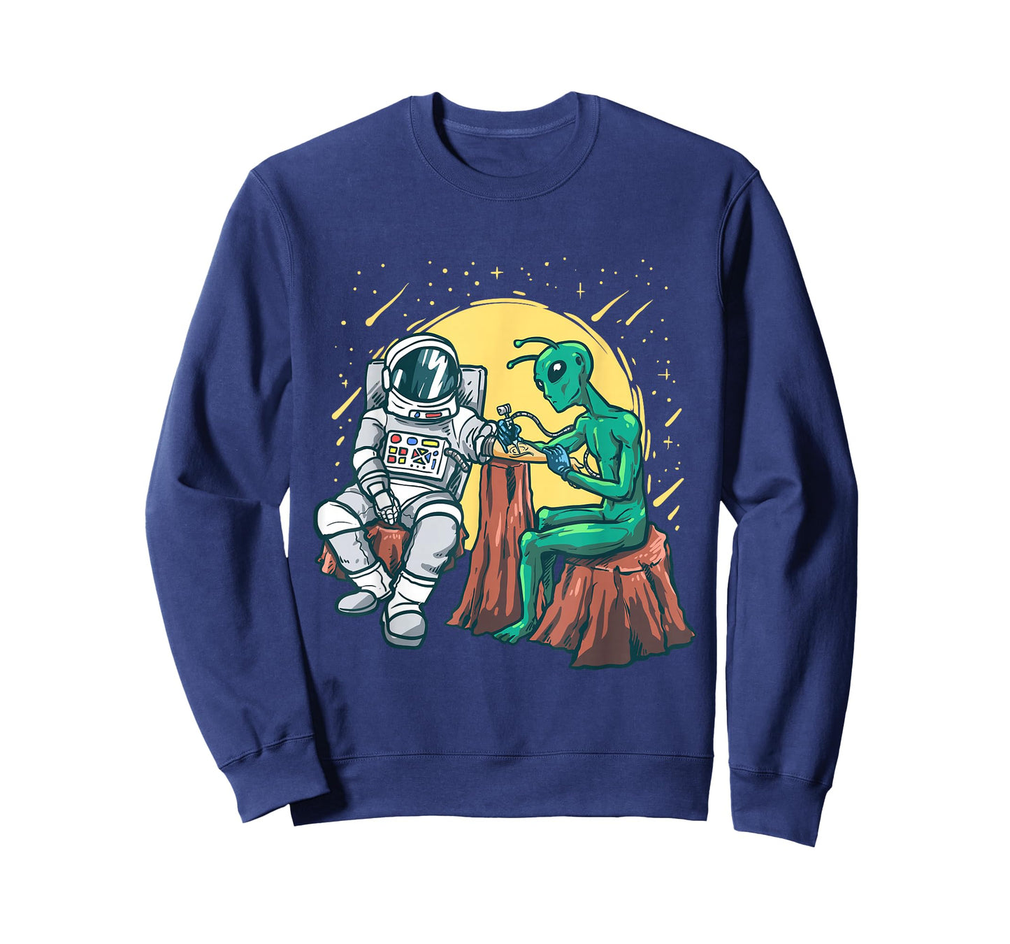 Alien Tattooed Astronaut Ink Tattoo Artist T-Shirt