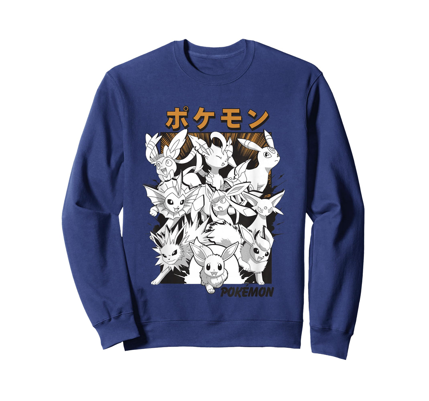 Pokémon Eevee & Eeveelutions Epic Mashup Vintage Poster T-Shirt