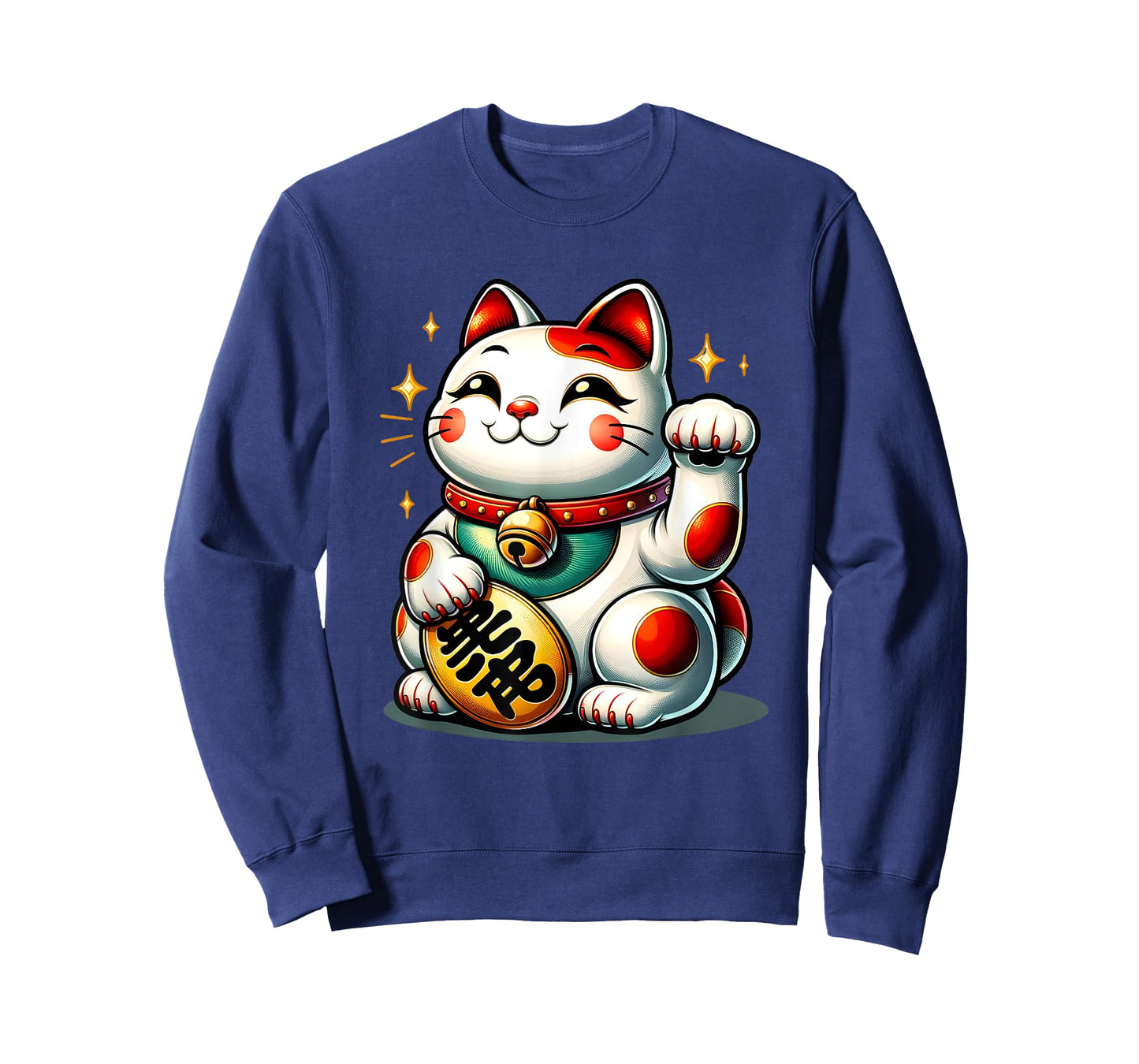 Maneki-Neko Lucky Cat Money Kitten Good Luck Charm Japan T-Shirt