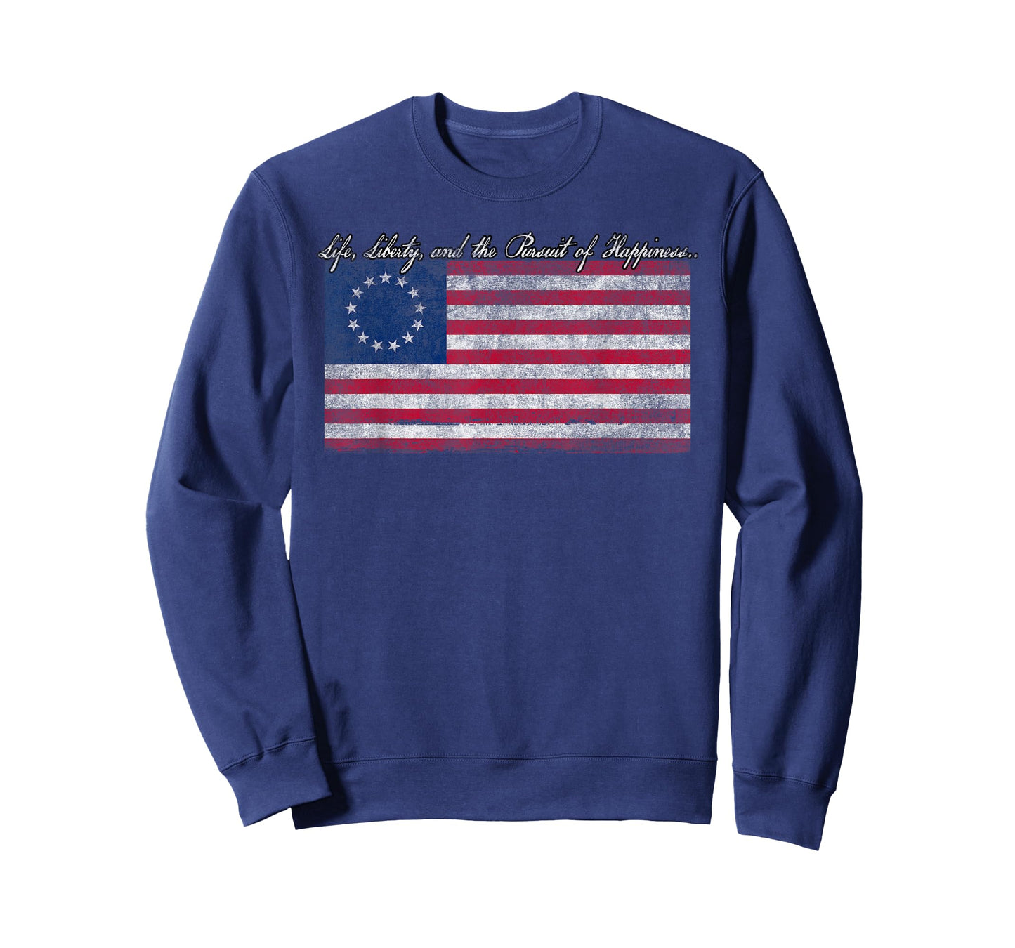 Life, Liberty, and the Pursuit of Happiness Flag T-Shirt T-Shirt